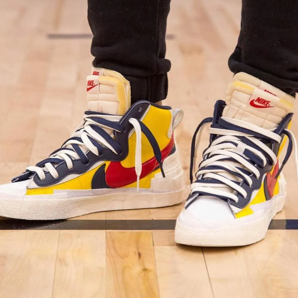Sacai x Nike Blazer Mid 'Maize Navy' Sacai collaboration