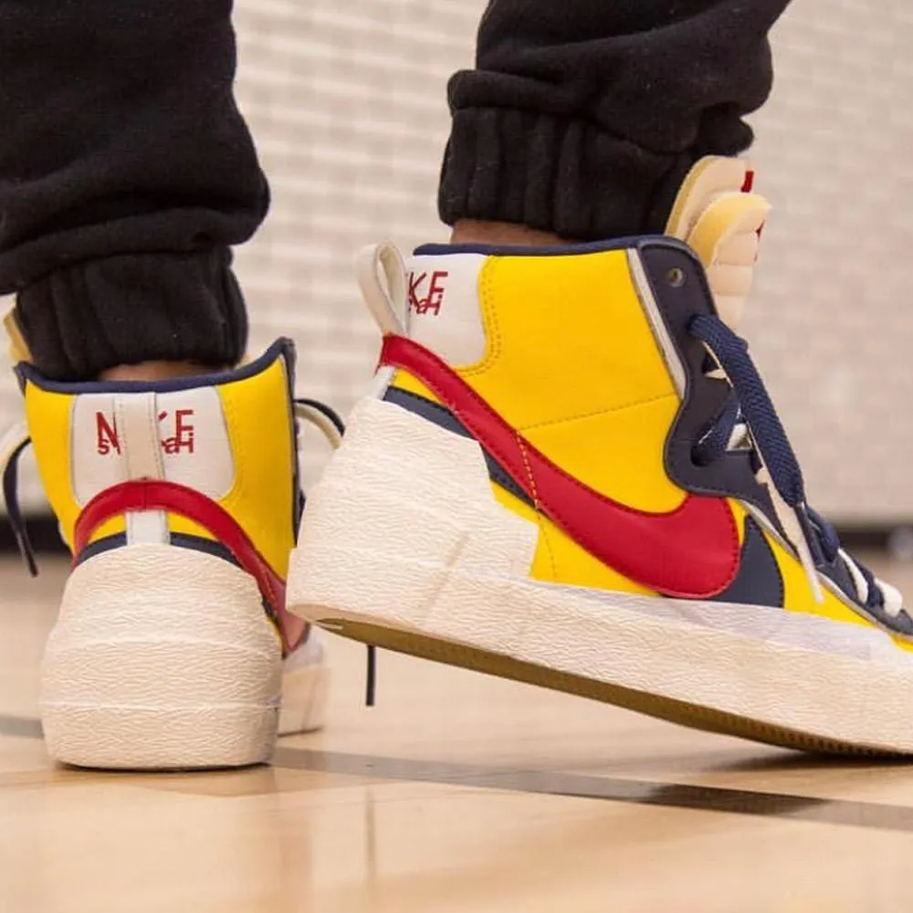 Sacai x Nike Blazer Mid 'Maize Navy' Sacai collaboration