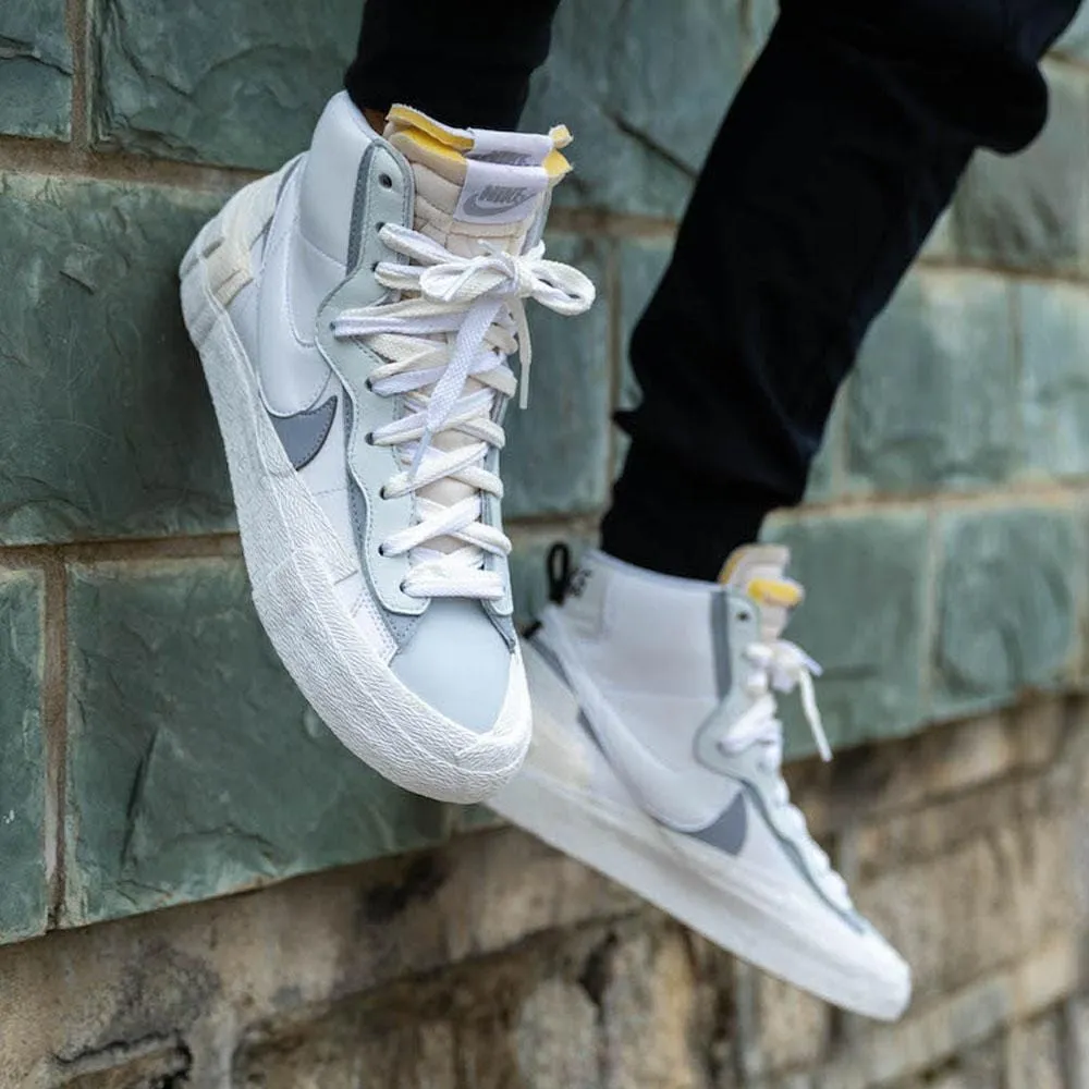 Sacai x Nike Blazer Mid 'White Grey' Sacai collaboration