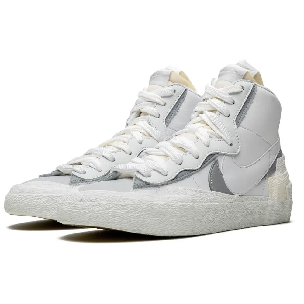 Sacai x Nike Blazer Mid 'White Grey' Sacai collaboration