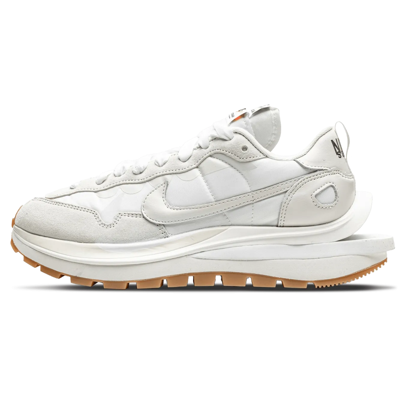 Sacai x Nike VaporWaffle 'Sail Gum' nike sacai collaboration stylish sneakers