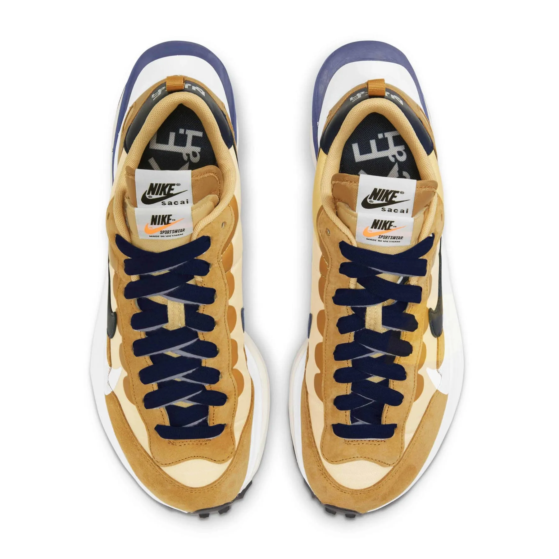 sacai x Nike VaporWaffle 'Sesame Blue Void' Sacai collaboration