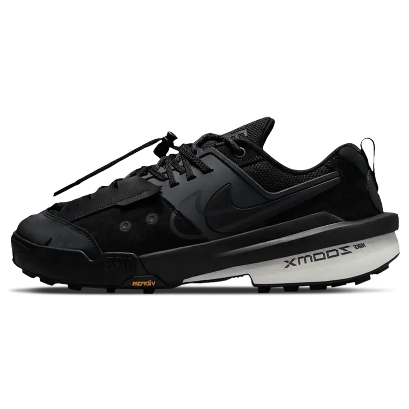 Sacai x Nike Zegamadome 'Black' nike sacai collaboration stylish sneakers