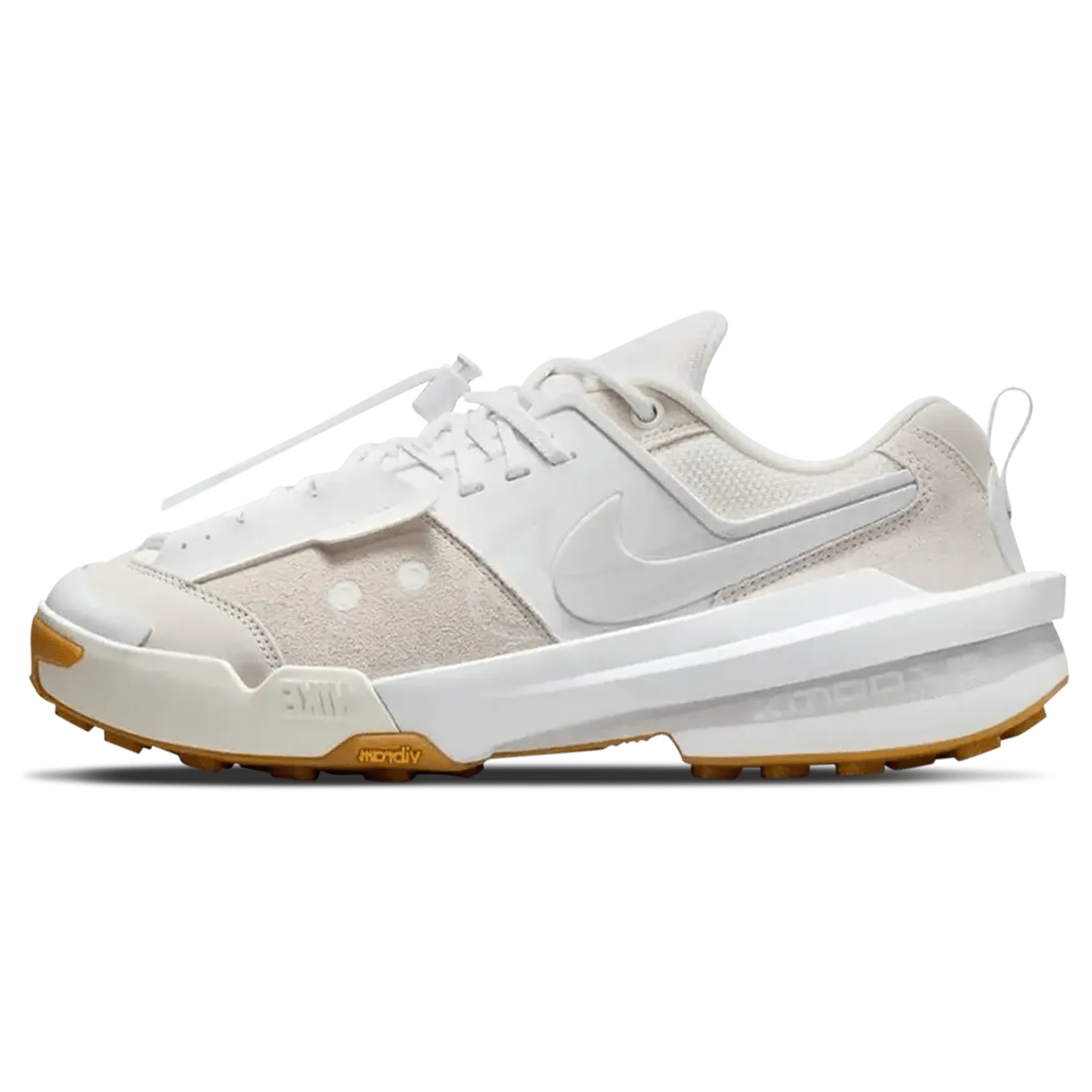 Sacai x Nike Zegamadome 'White Gum' nike sacai collaboration stylish sneakers
