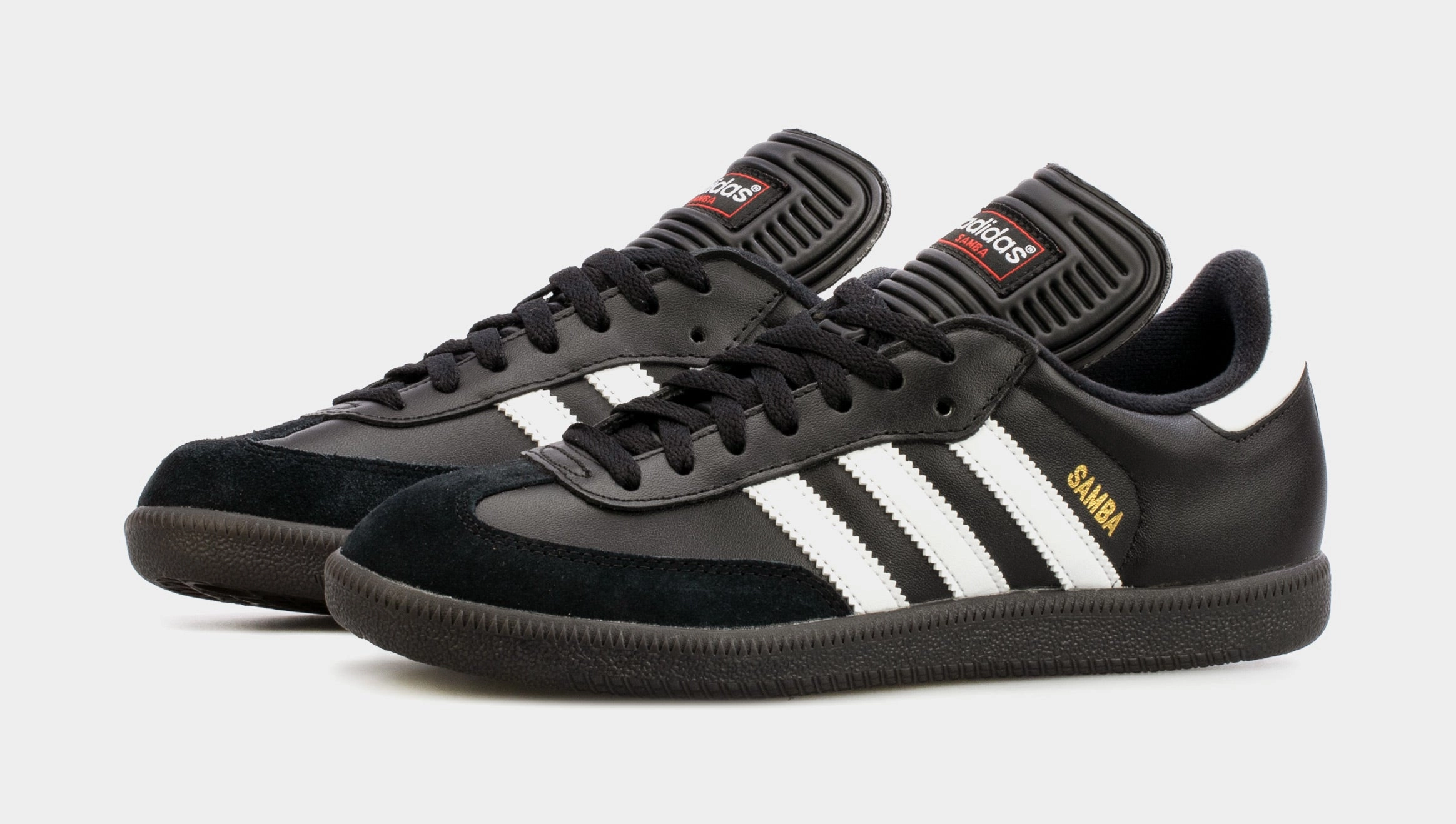 Samba Classic Mens Lifestyle Shoes (Core Black/Cloud White/Core Black) T-toe casual trainers