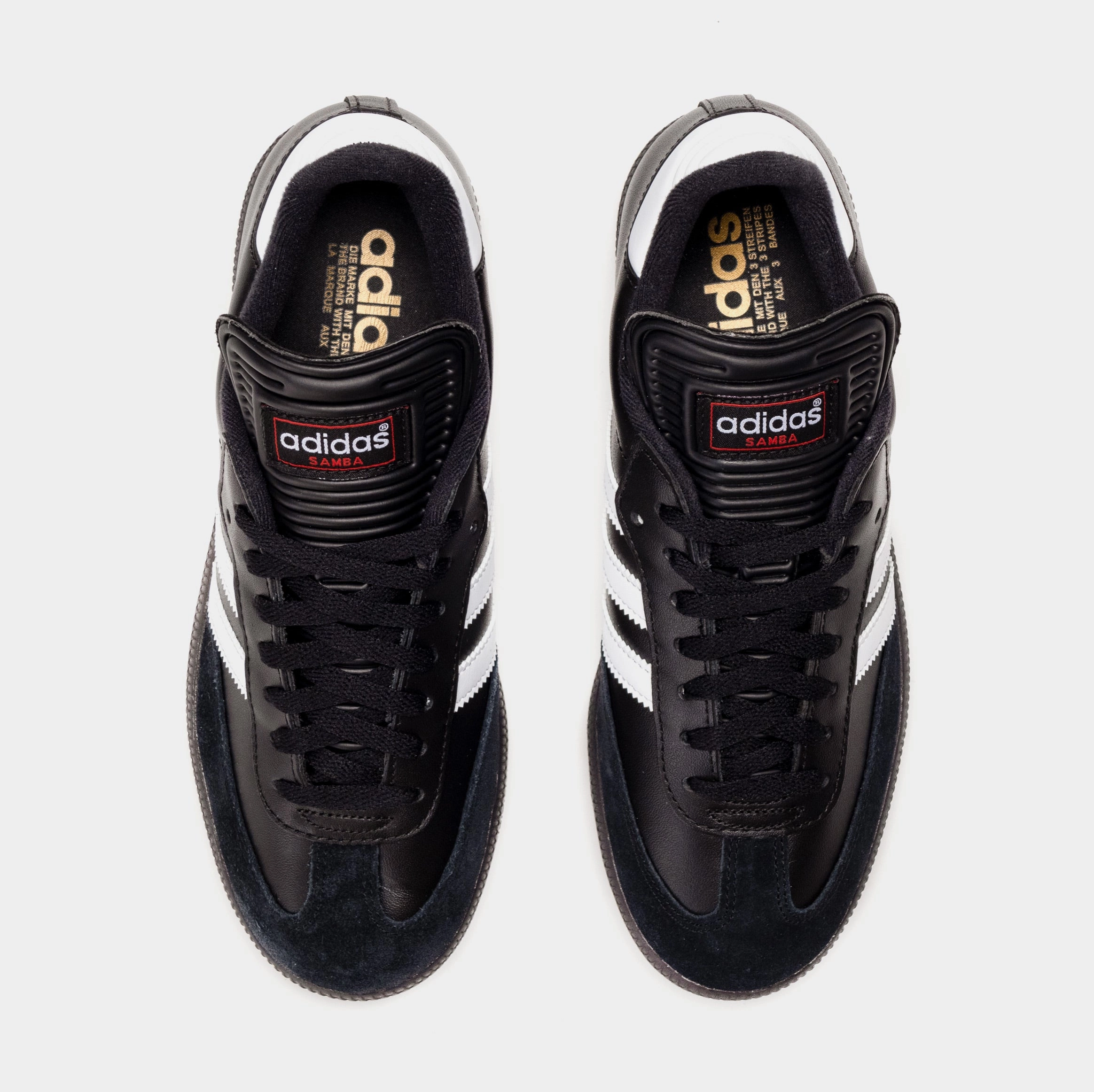Samba Classic Mens Lifestyle Shoes (Core Black/Cloud White/Core Black) T-toe casual trainers