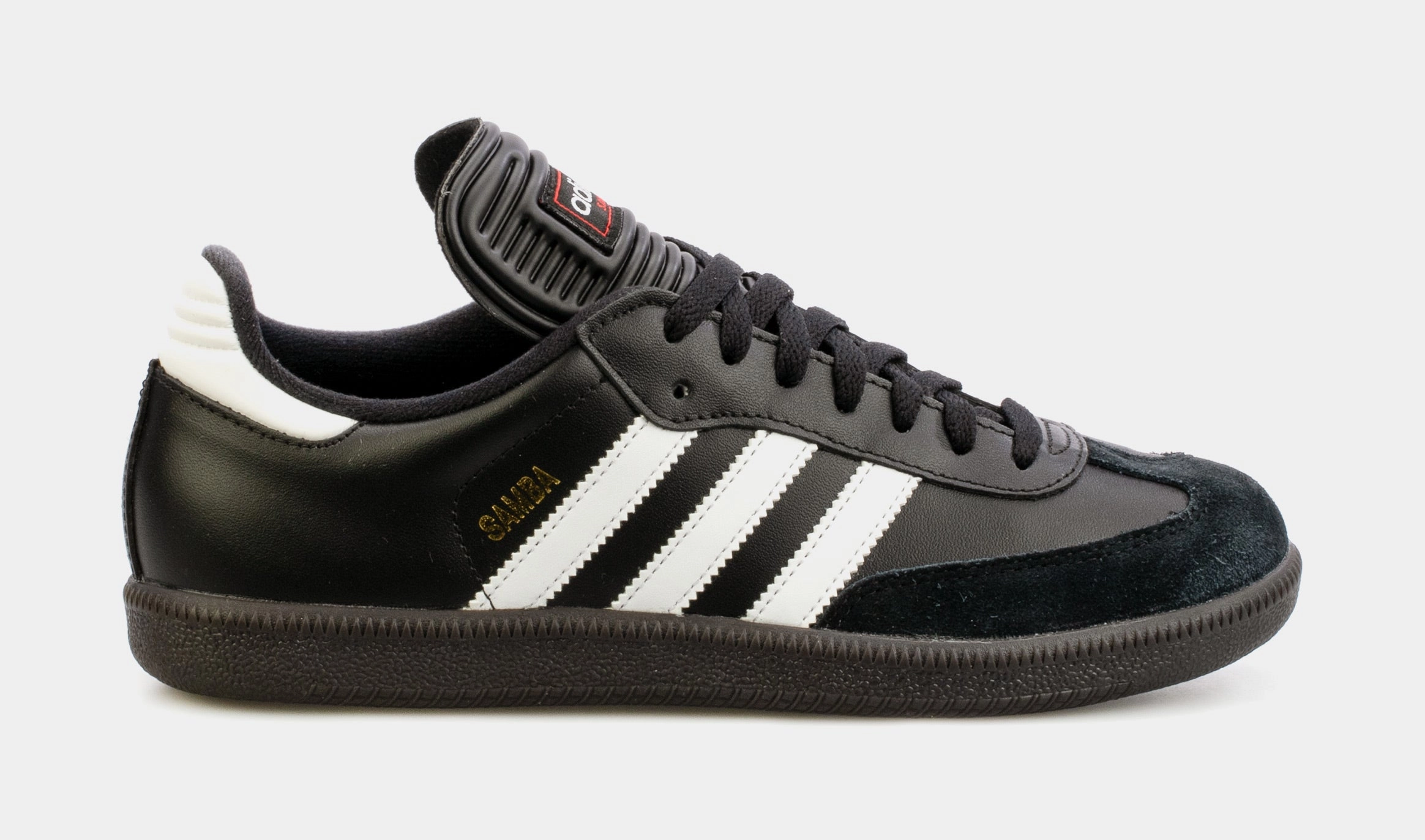Samba Classic Mens Lifestyle Shoes (Core Black/Cloud White/Core Black) Adidas Samba shoes with iconic T-toe design