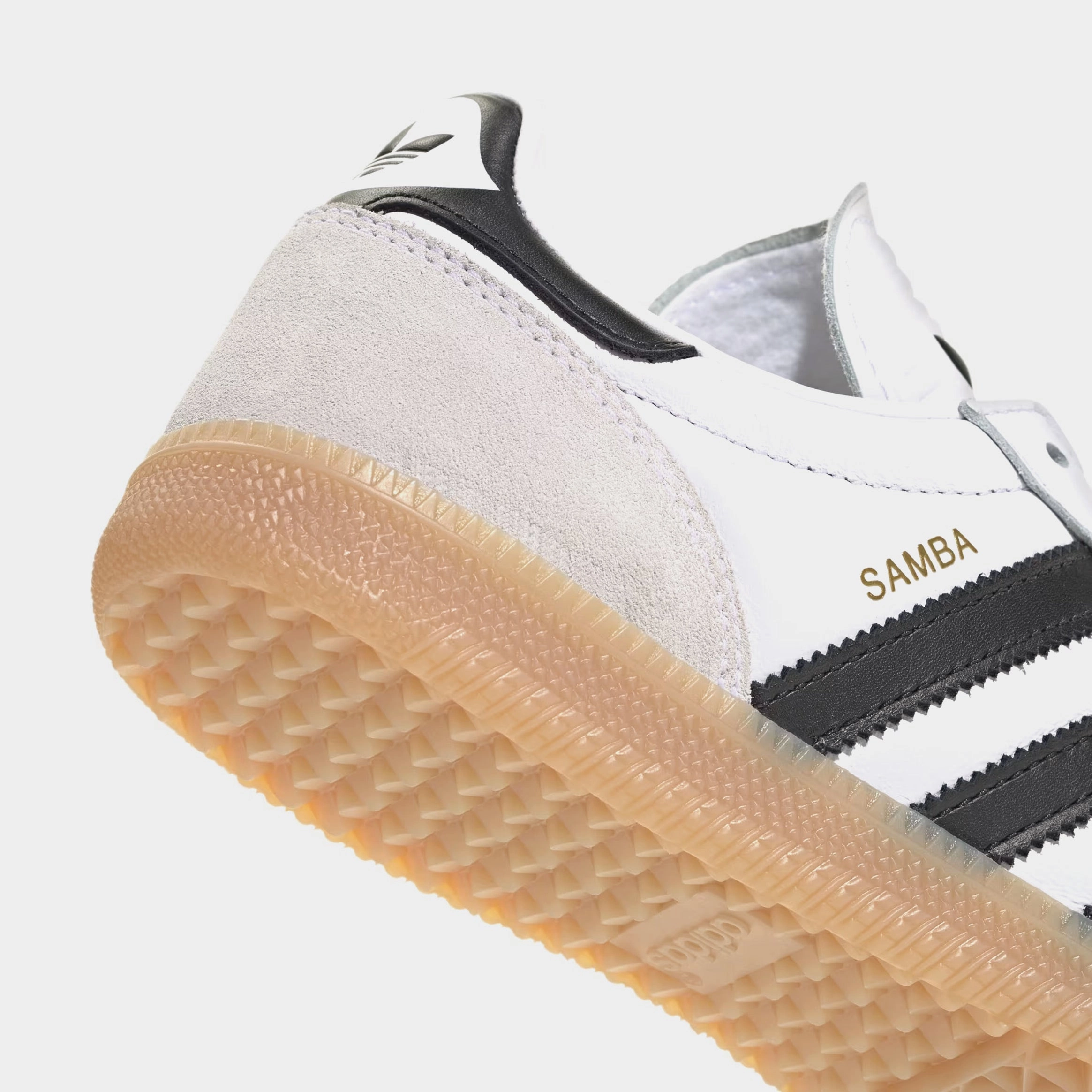 Samba JP Grade School Lifestyle Shoes (Core Black/White) T-toe casual trainers