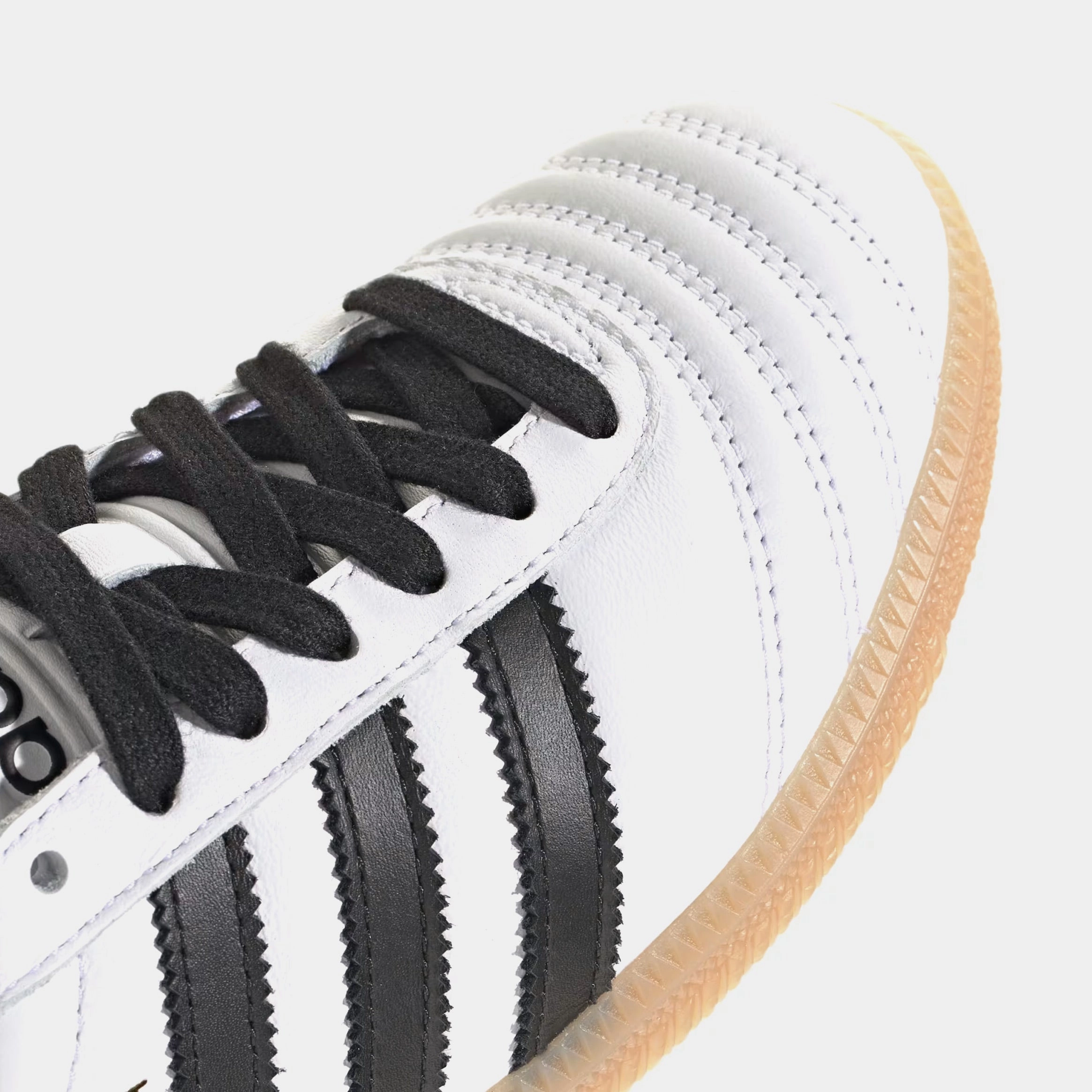 Samba JP Grade School Lifestyle Shoes (Core Black/White) T-toe casual trainers