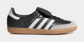 Samba LT Womens Lifestyle Shoes (Core Black/Cloud White /Gold Metallic) Adidas Samba shoes with iconic T-toe design