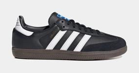 Samba OG Grade School Lifestyle Shoes (Black) Adidas Samba shoes with iconic T-toe design