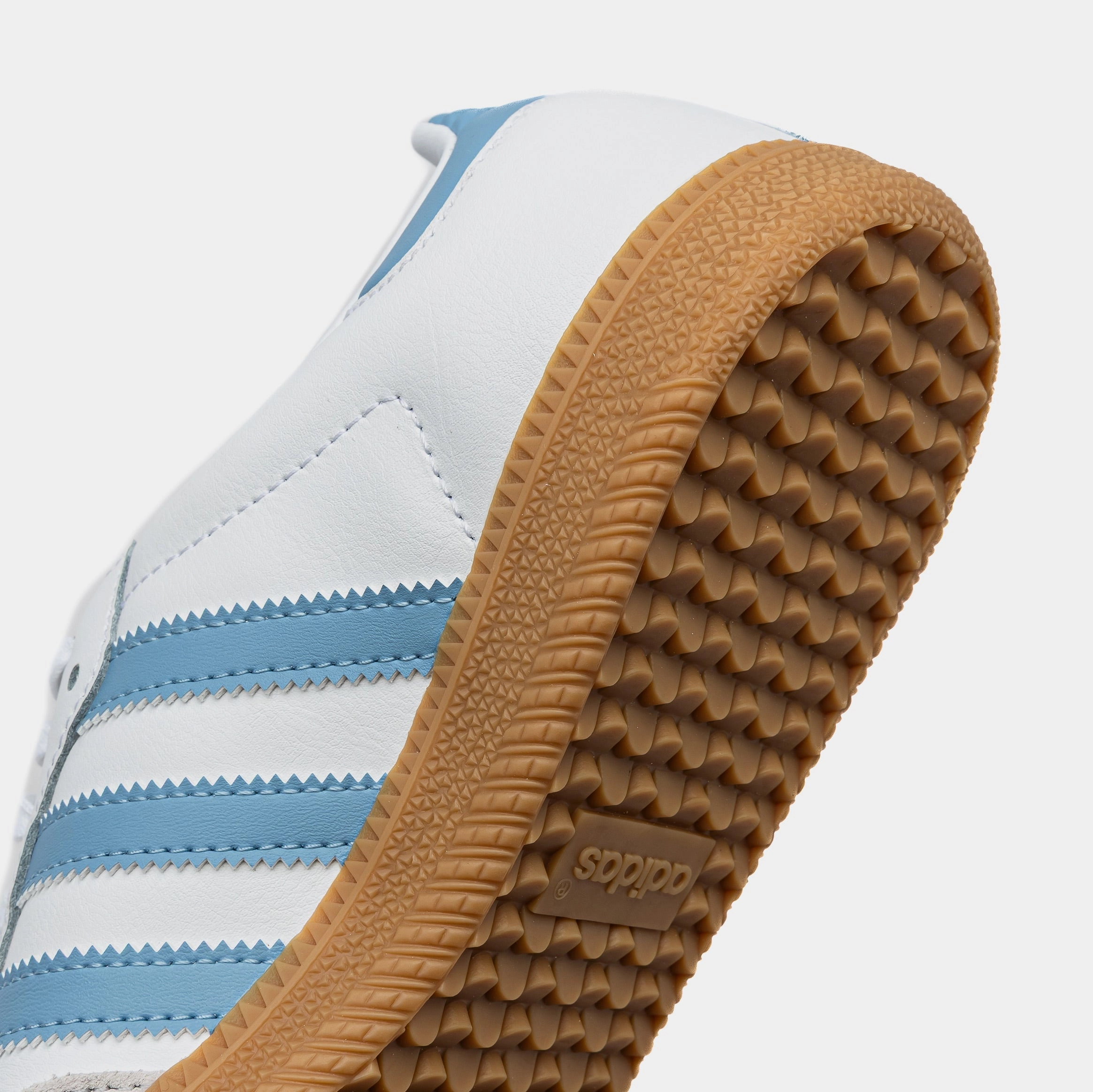Samba OG Grade School Lifestyle Shoes (Cloud White/Bright Royal) T-toe casual trainers