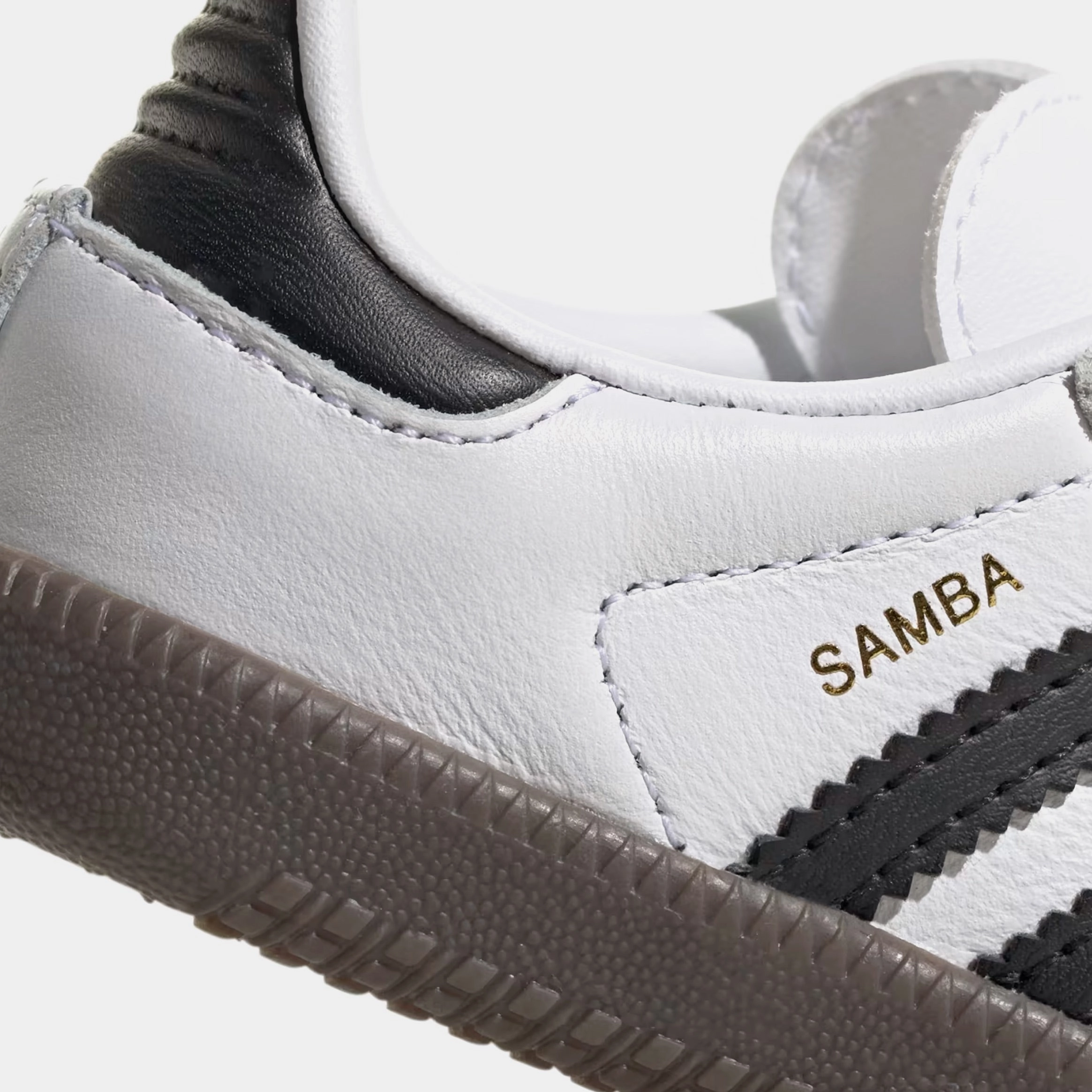 Samba OG Infant Toddler Lifestyle Shoes (Cloud White/Core Black/Gum) T-toe casual trainers