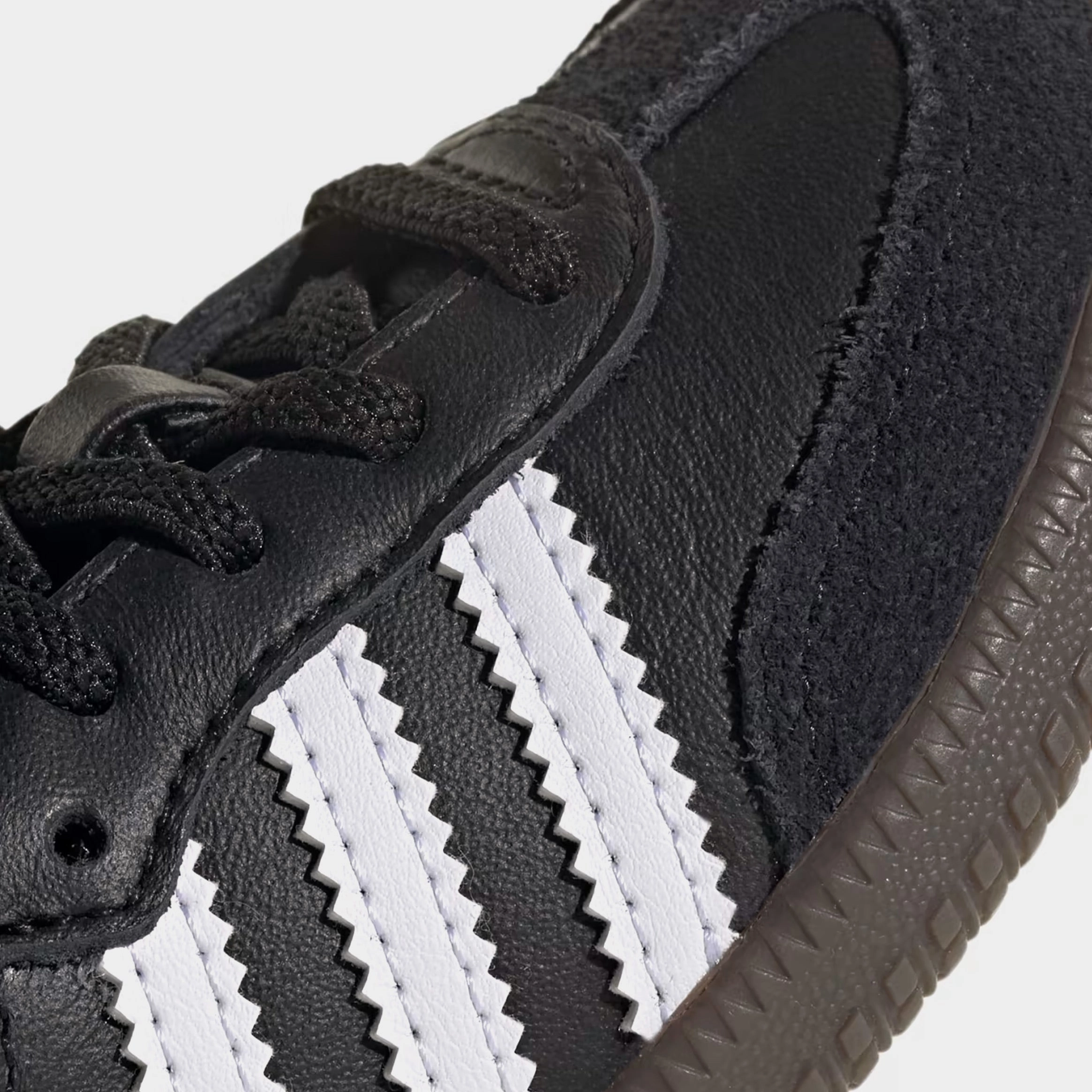 Samba OG Infant Toddler Lifestyle Shoes (Core Black/Cloud White/Gum) T-toe casual trainers