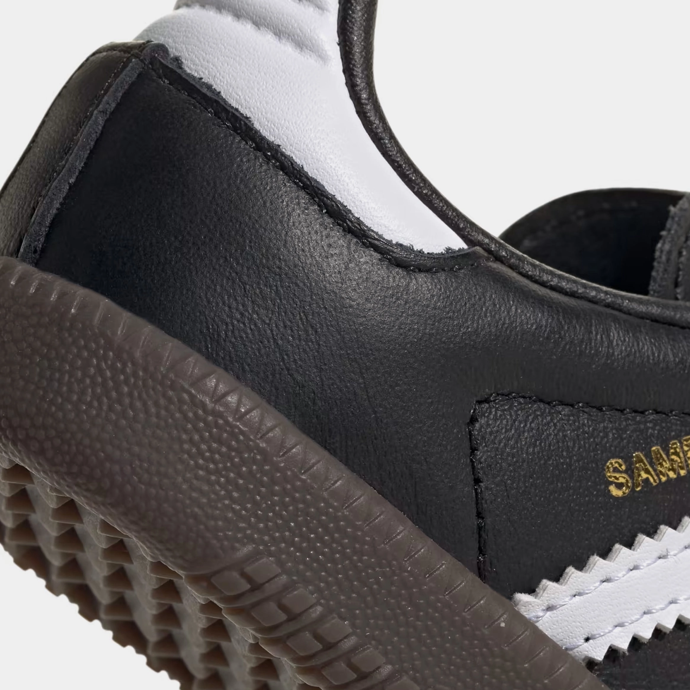 Samba OG Infant Toddler Lifestyle Shoes (Core Black/Cloud White/Gum) T-toe casual trainers