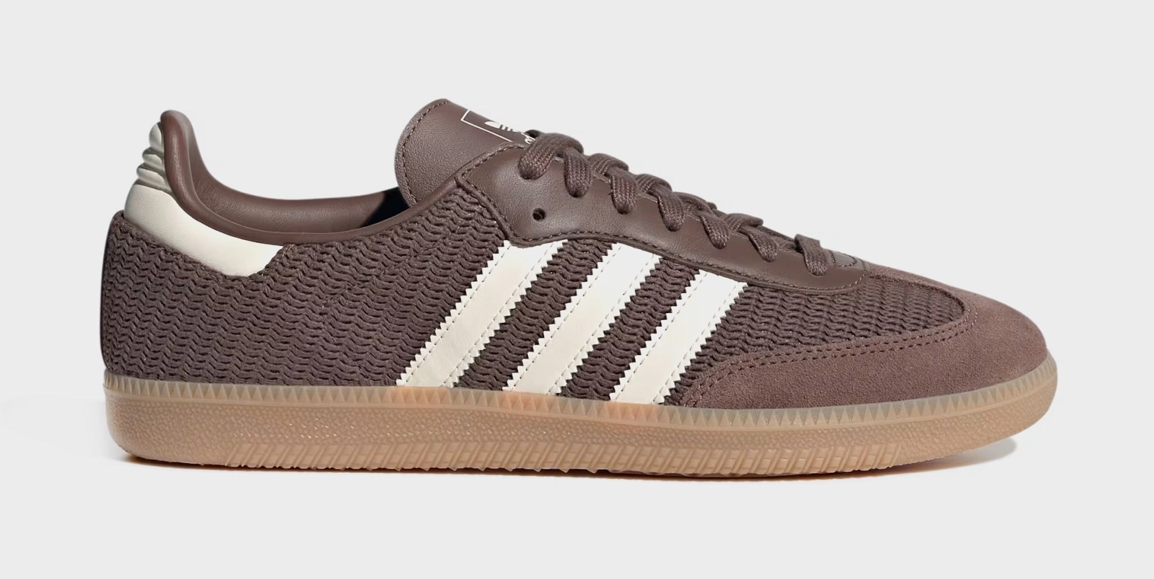 Samba OG Mens Lifestyle Shoes (Earth Strata/Wonder White/Magic Beige) Adidas Samba shoes with iconic T-toe design