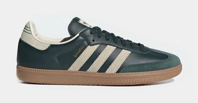 Samba OG Mens Lifestyle Shoes (Shadow Green/White/Gold) Adidas Samba shoes with iconic T-toe design
