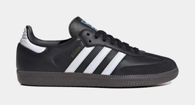 Samba OG Womens Lifestyle Shoes (Core Black/Cloud White/Gum) Adidas Samba shoes with iconic T-toe design