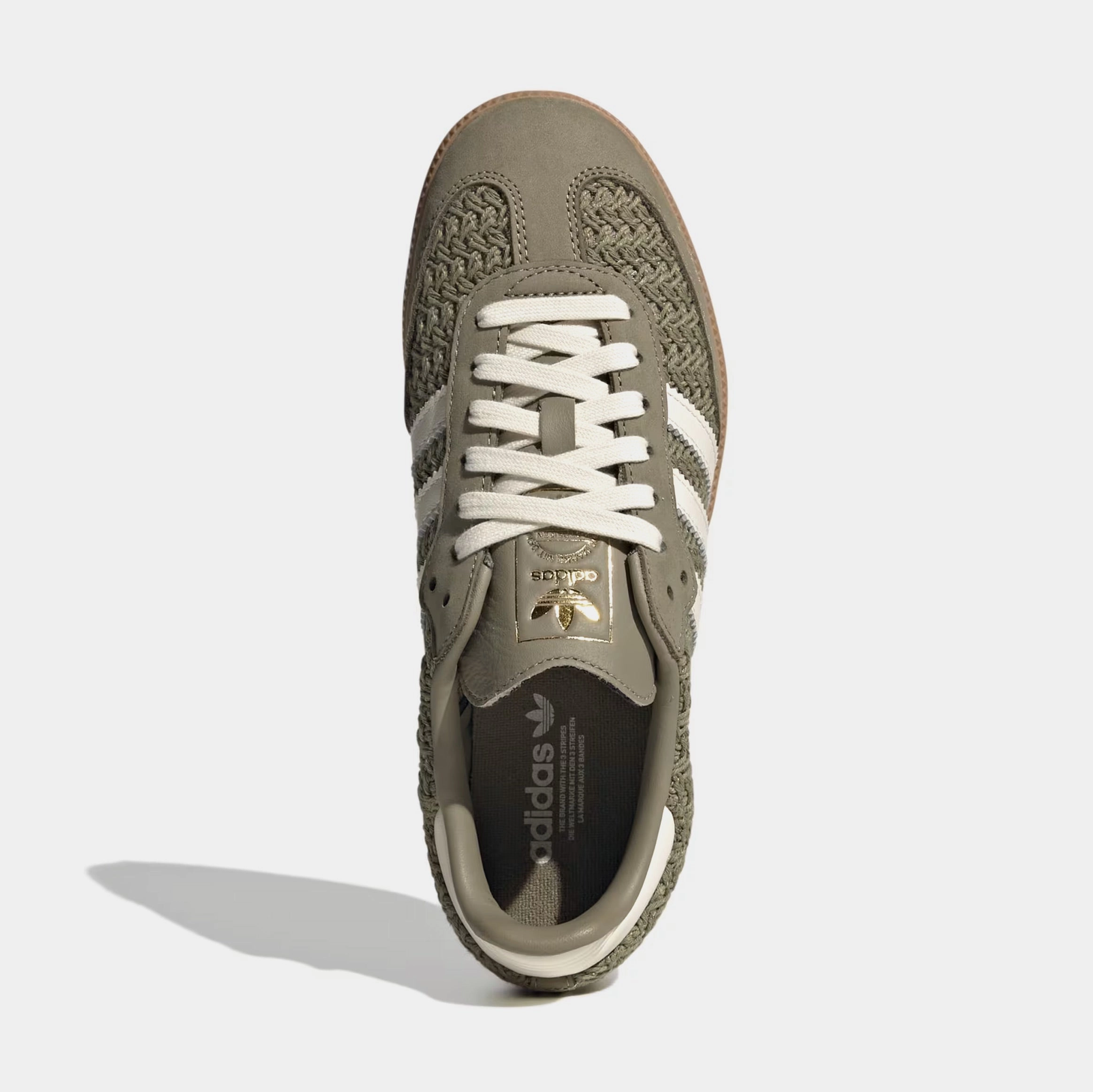 Samba OG Womens Lifestyle Shoes (Orbit Green/Cream White/Gum) T-toe casual trainers