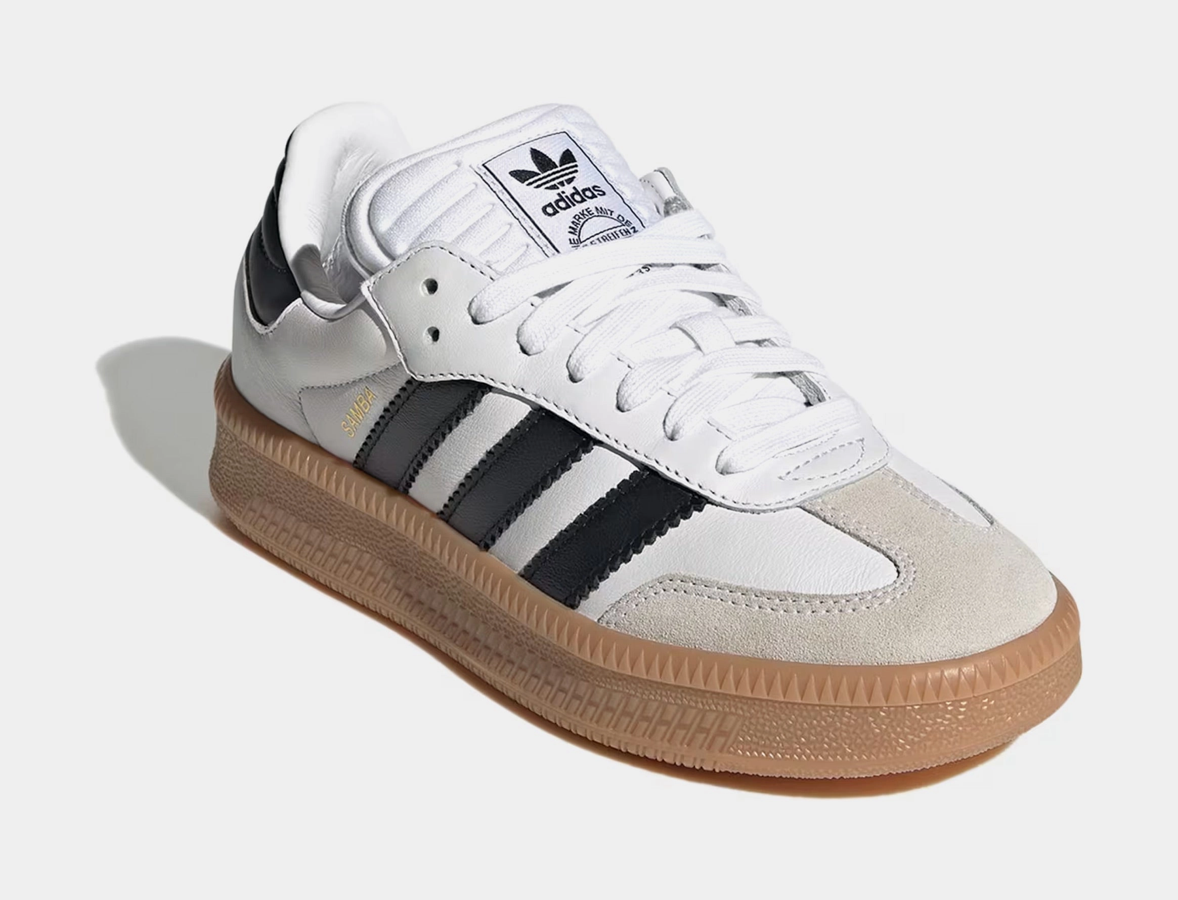 Samba XLG Grade School Lifestyle Shoes (White/Black) Chunky classic revival shoes