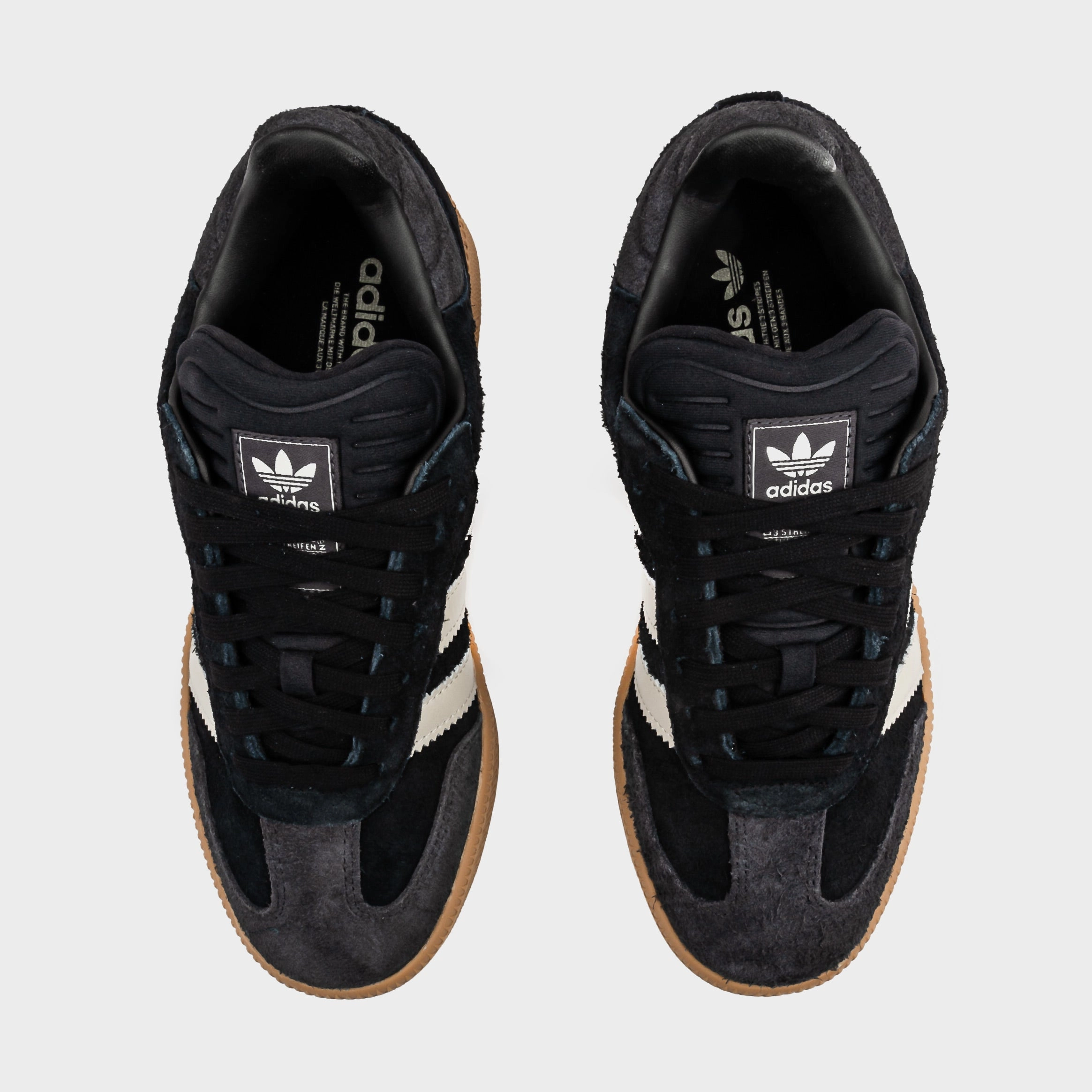 Samba XLG Mens Lifestyle Shoes (Black/Grey) T-toe casual trainers