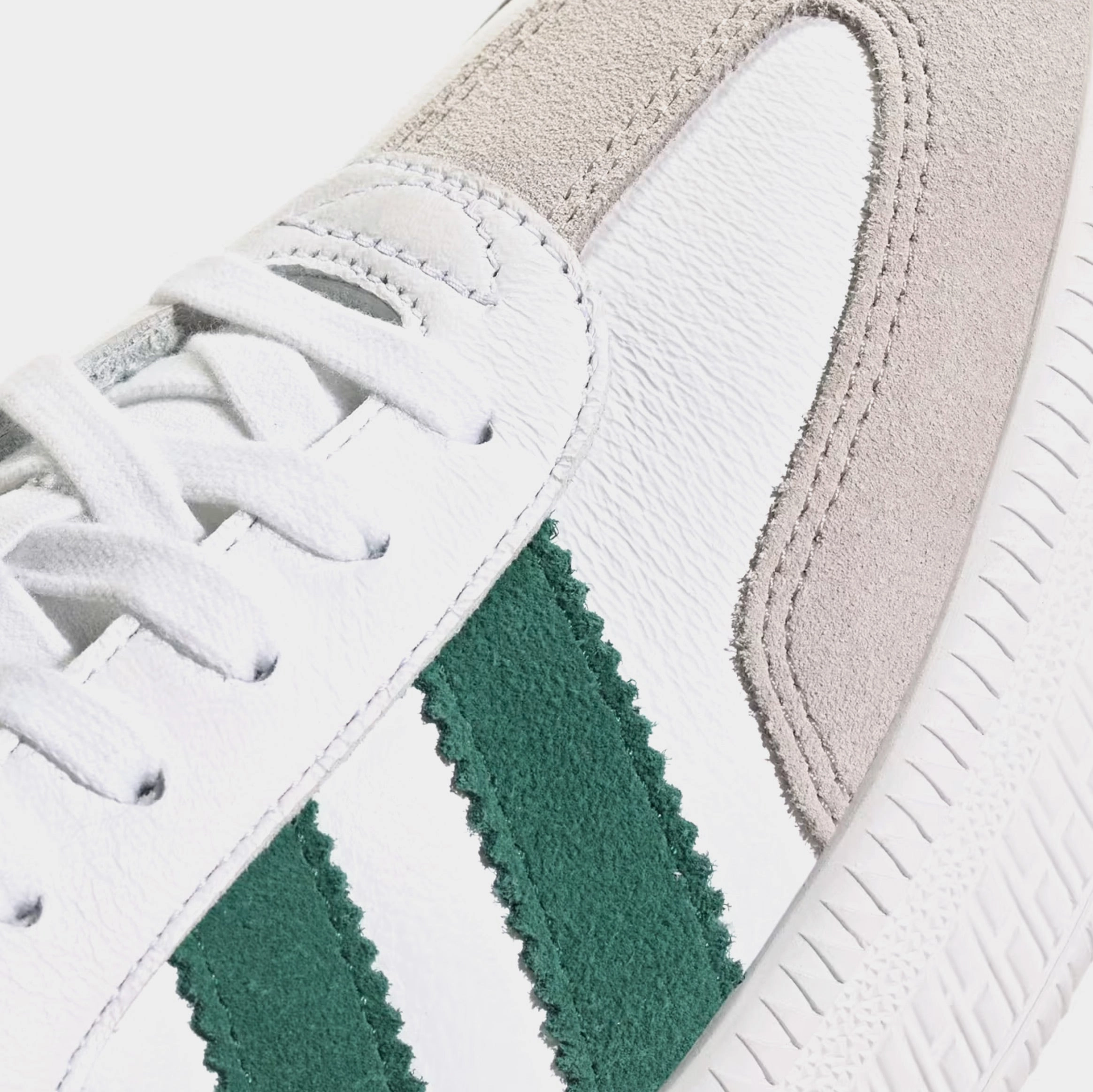 Samba XLG Mens Lifestyle Shoes (Cloud White/Collegiate Gren) Chunky classic revival shoes