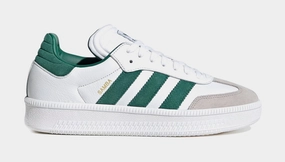 Samba XLG Mens Lifestyle Shoes (Cloud White/Collegiate Gren) Adidas Samba XLG chunky retro-inspired sneakers