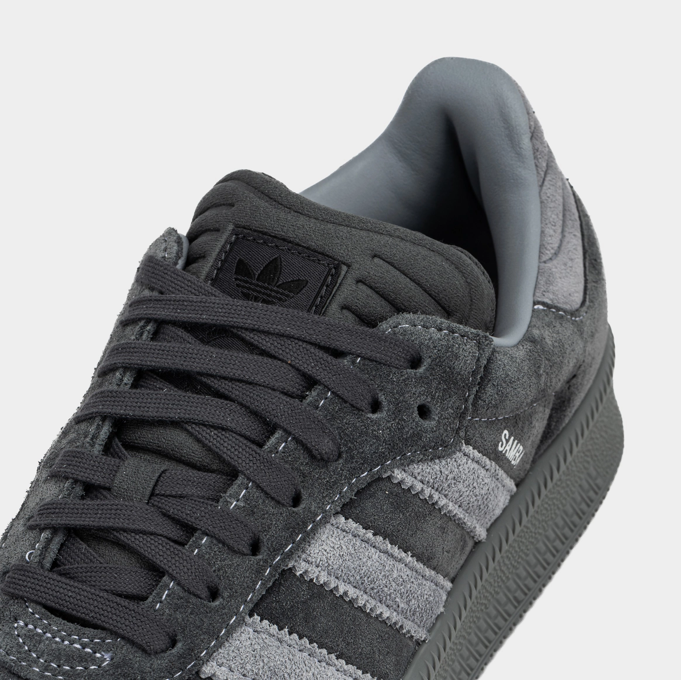 Samba XLG Mens Lifestyle Shoes (Grey/Black) T-toe casual trainers