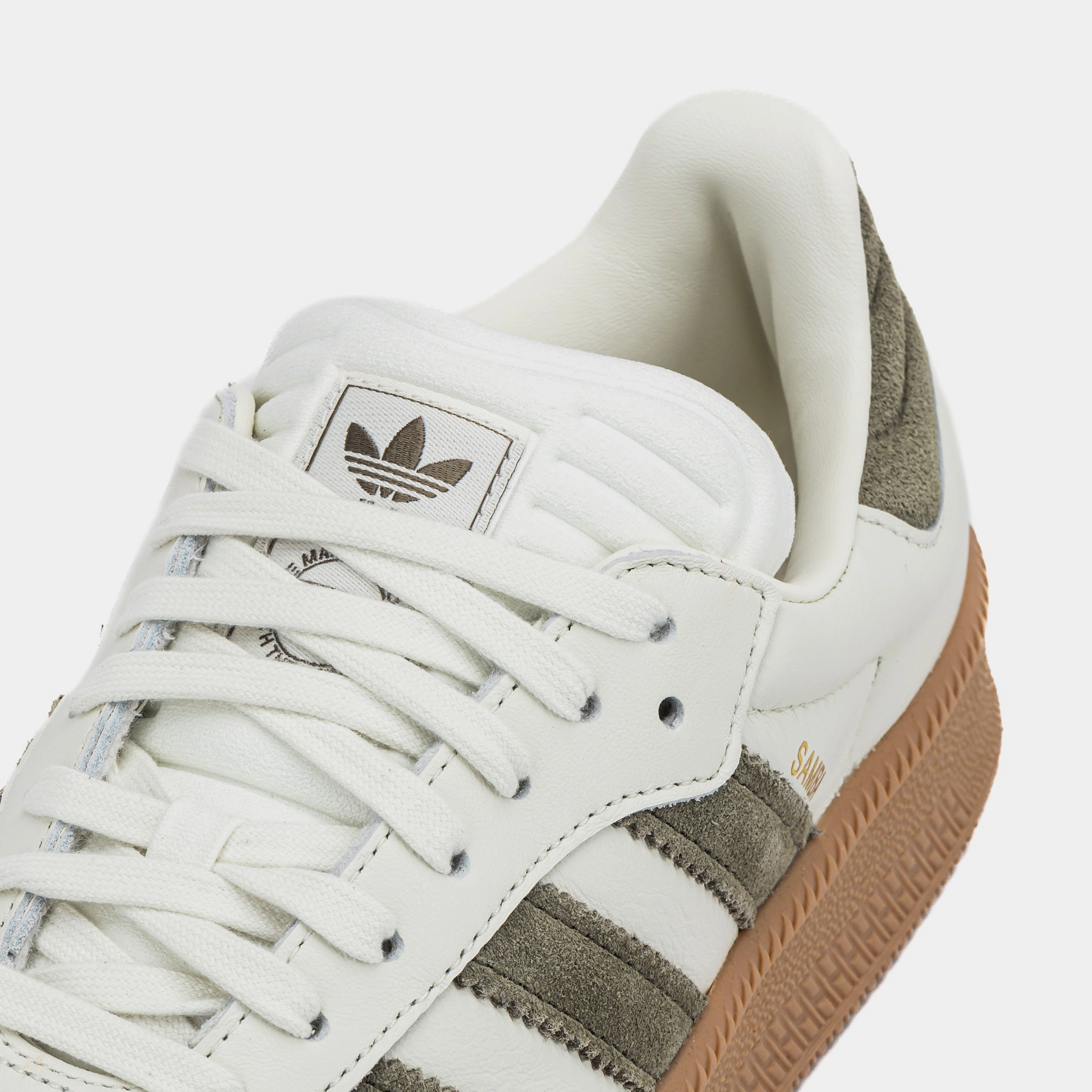 Samba XLG Mens Lifestyle Shoes (Ivory/Olive Strata/Gum) Chunky classic revival shoes