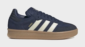 Samba XLG Mens Lifestyle Shoes (Navy/White) Adidas Samba XLG chunky retro-inspired sneakers