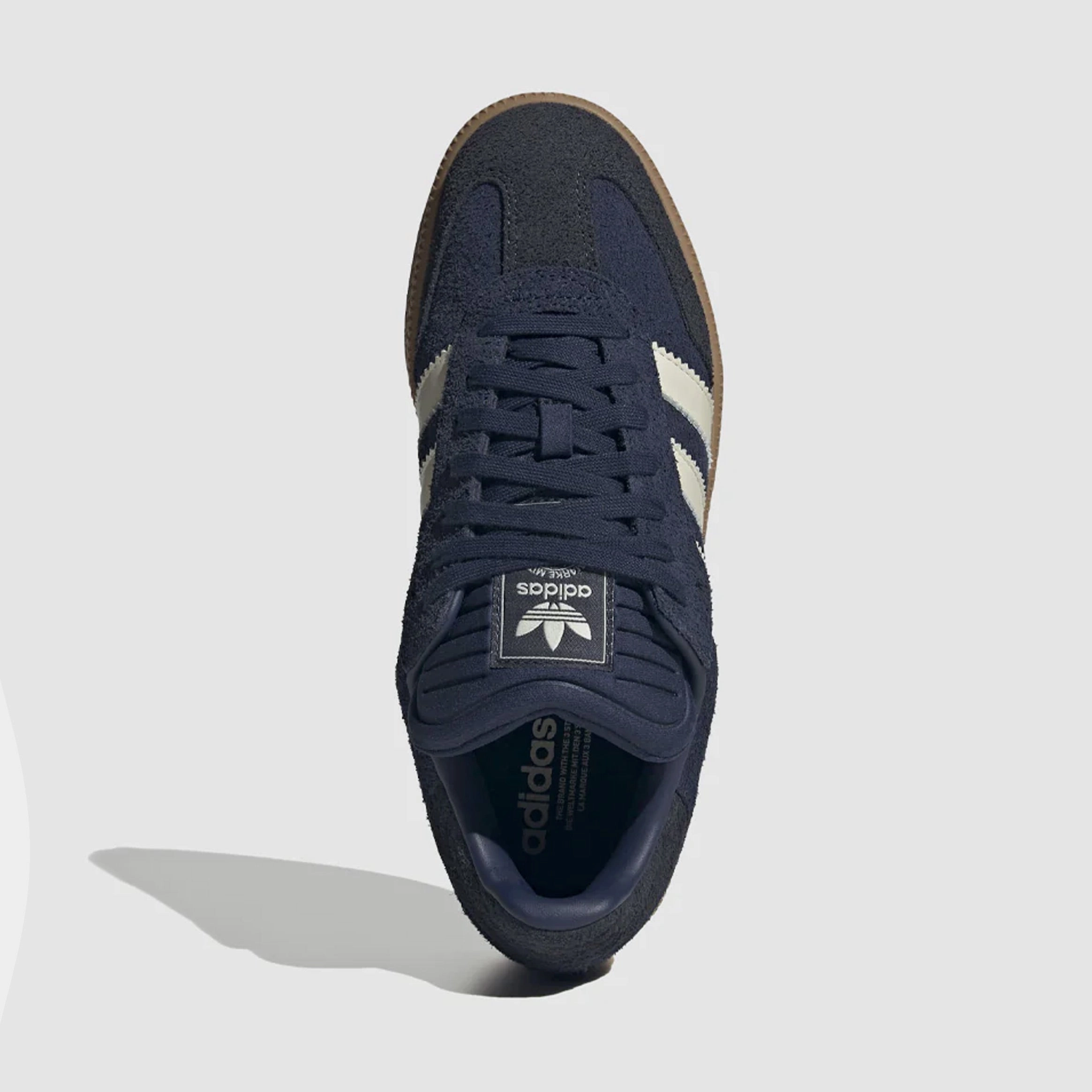 Samba XLG Mens Lifestyle Shoes (Navy/White) Chunky classic revival shoes