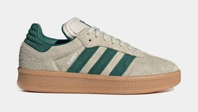 Samba XLG Mens Lifestyle Shoes (Putty Grey/Collegiate Green/Gum) Adidas Samba XLG chunky retro-inspired sneakers