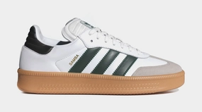 Samba XLG Mens Lifestyle Shoes (White/Collegiate Green) Adidas Samba shoes with iconic T-toe design