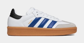 Samba XLG Mens Lifestyle Shoes (White/Royal Blue/Gum) Adidas Samba XLG chunky retro-inspired sneakers