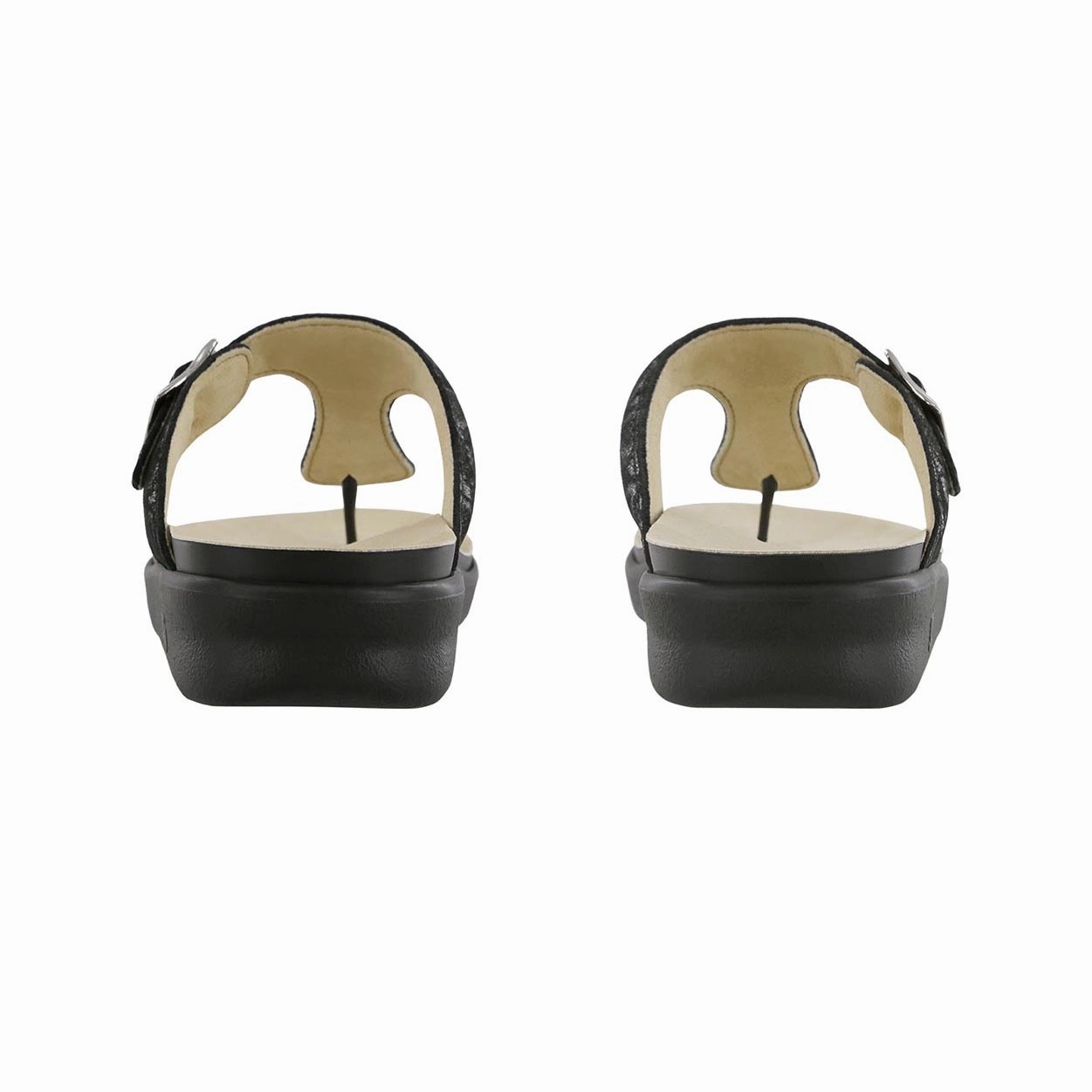Sanibel - Nero Snake SAS orthopedic comfort shoes