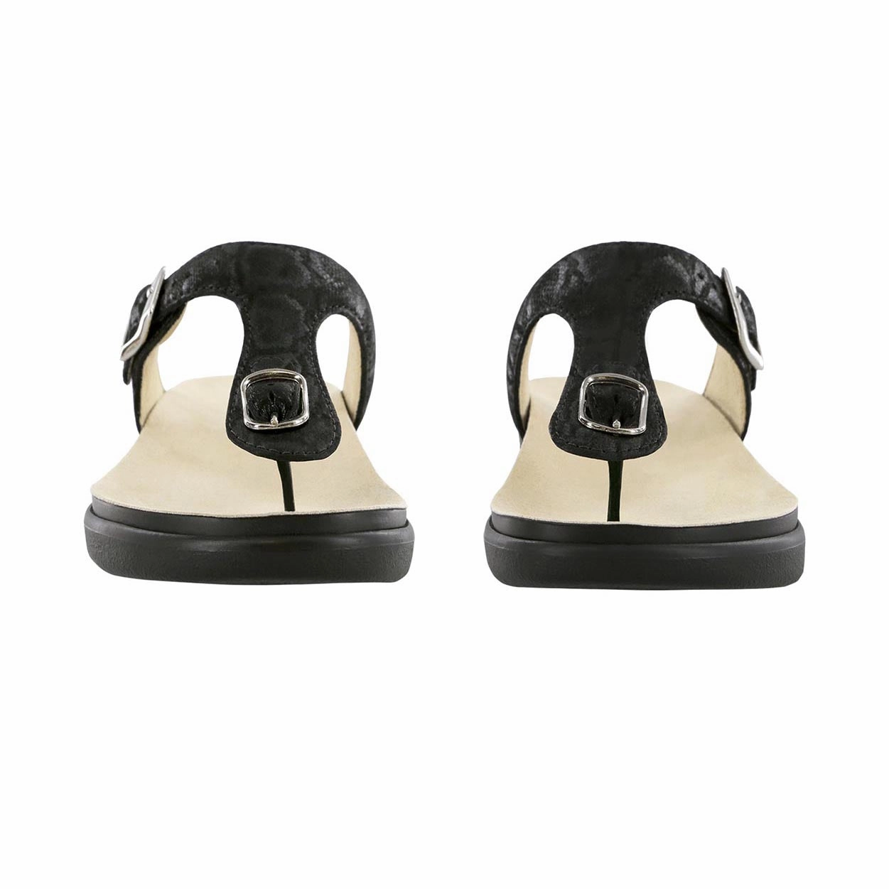 Sanibel - Nero Snake SAS orthopedic comfort shoes