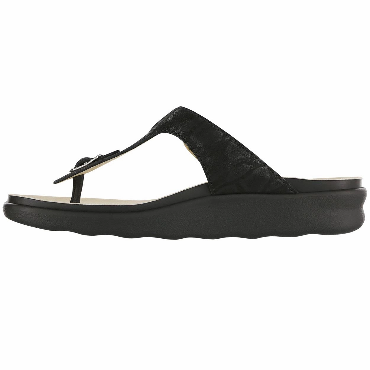 Sanibel - Nero Snake SAS orthopedic comfort shoes