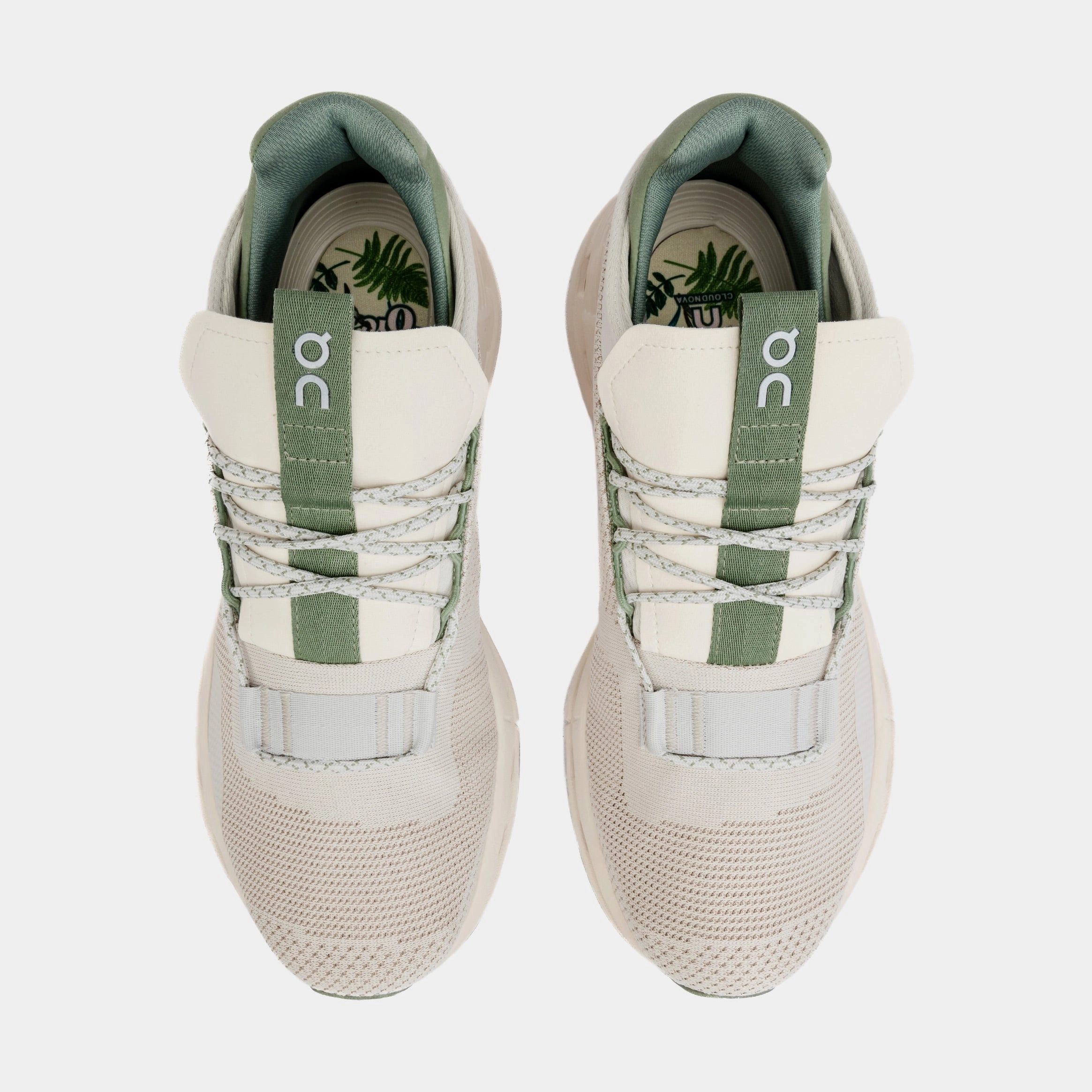 Shoe Palace Exclusive 30th Anniversary Cloudnova Mens Running Shoes (Beige/Green) On Running Womens Shoes
