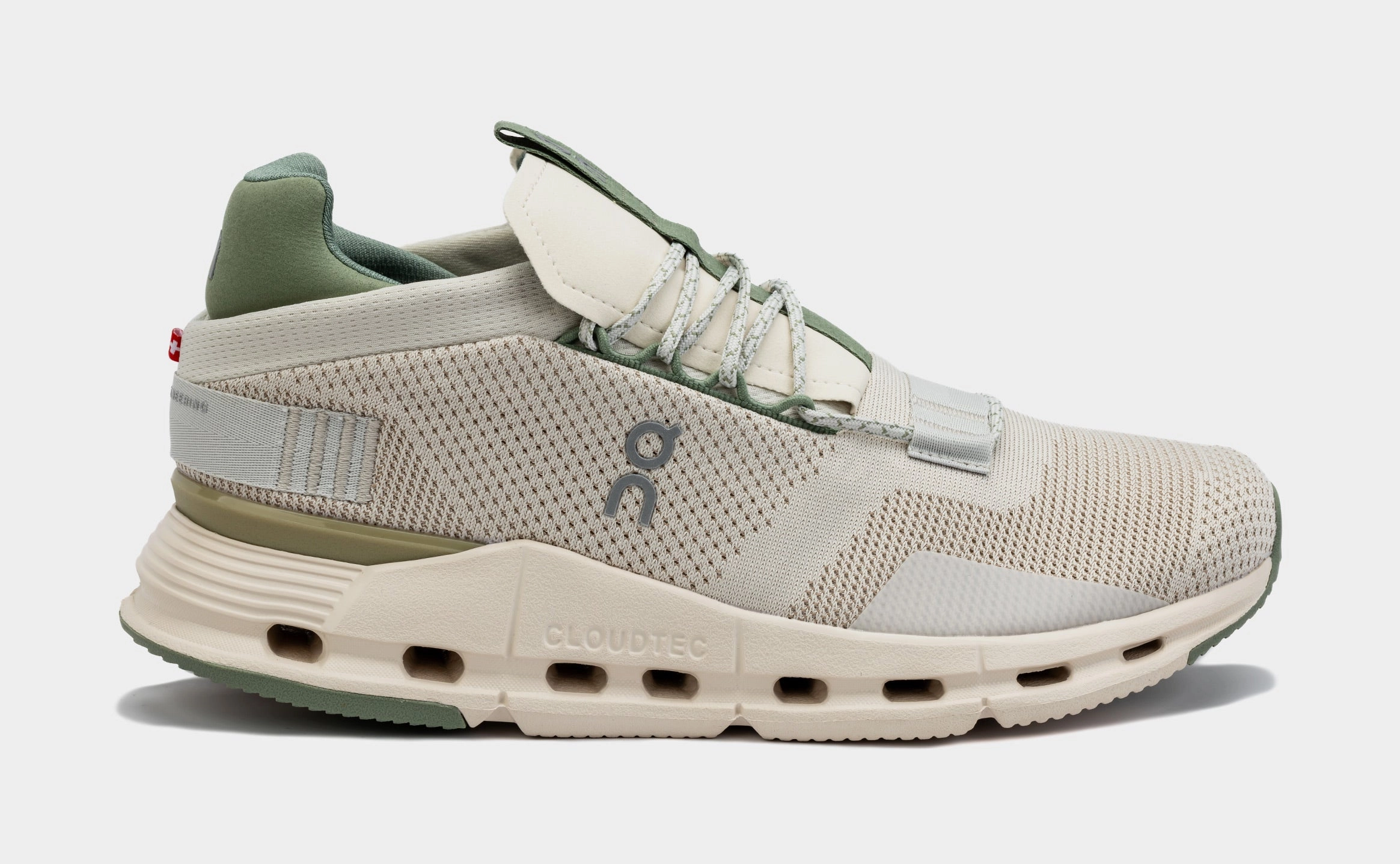 Shoe Palace Exclusive 30th Anniversary Cloudnova Mens Running Shoes (Beige/Green) on running shoes latest models performance
