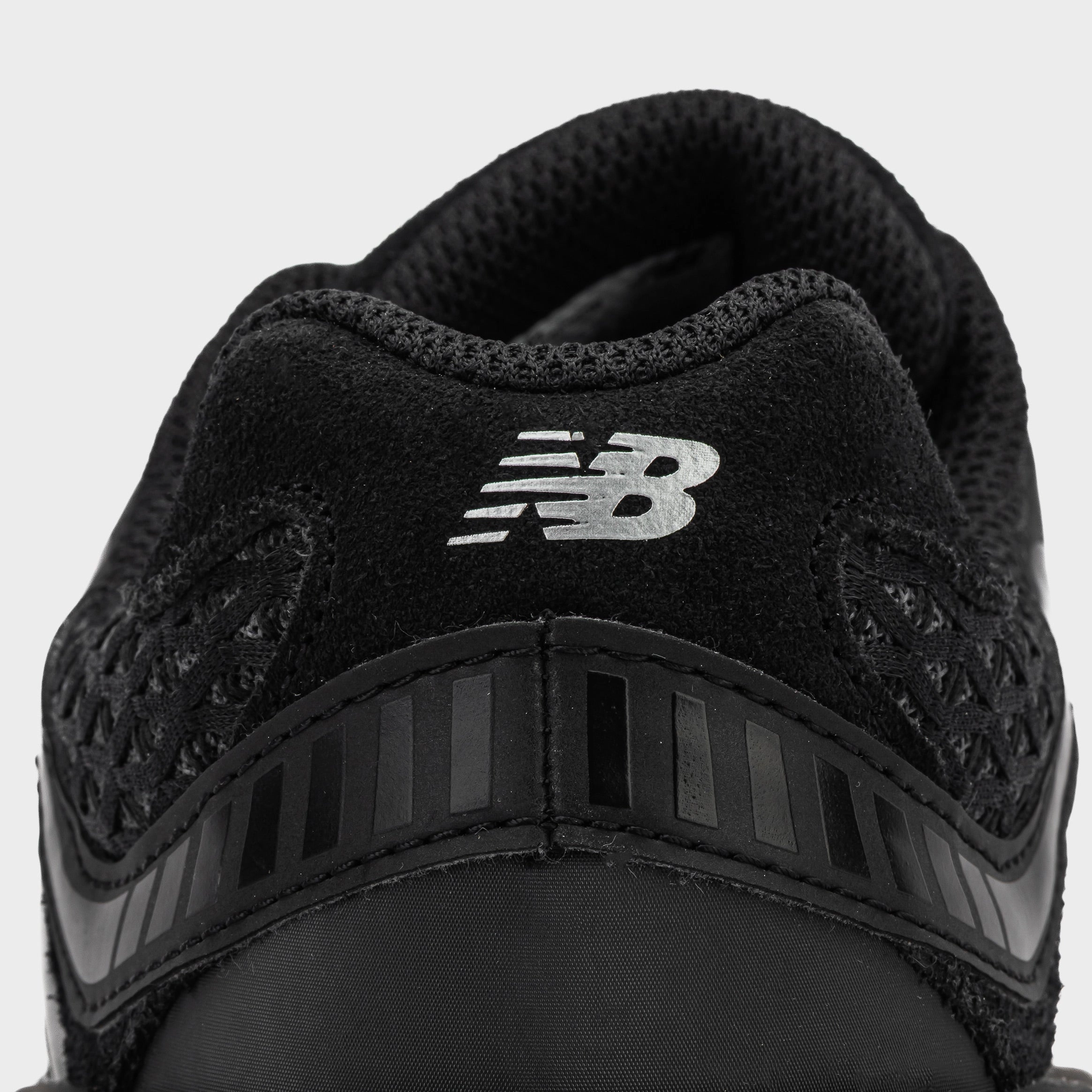 Shoe Palace Exclusive 9060 Grade School Running Shoes (Black/Silver) NB 9060 runners