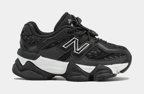 Shoe Palace Exclusive 9060 Infant Toddler Running Shoes (Black/Silver) new balance 9060 lightweight training sneakers
