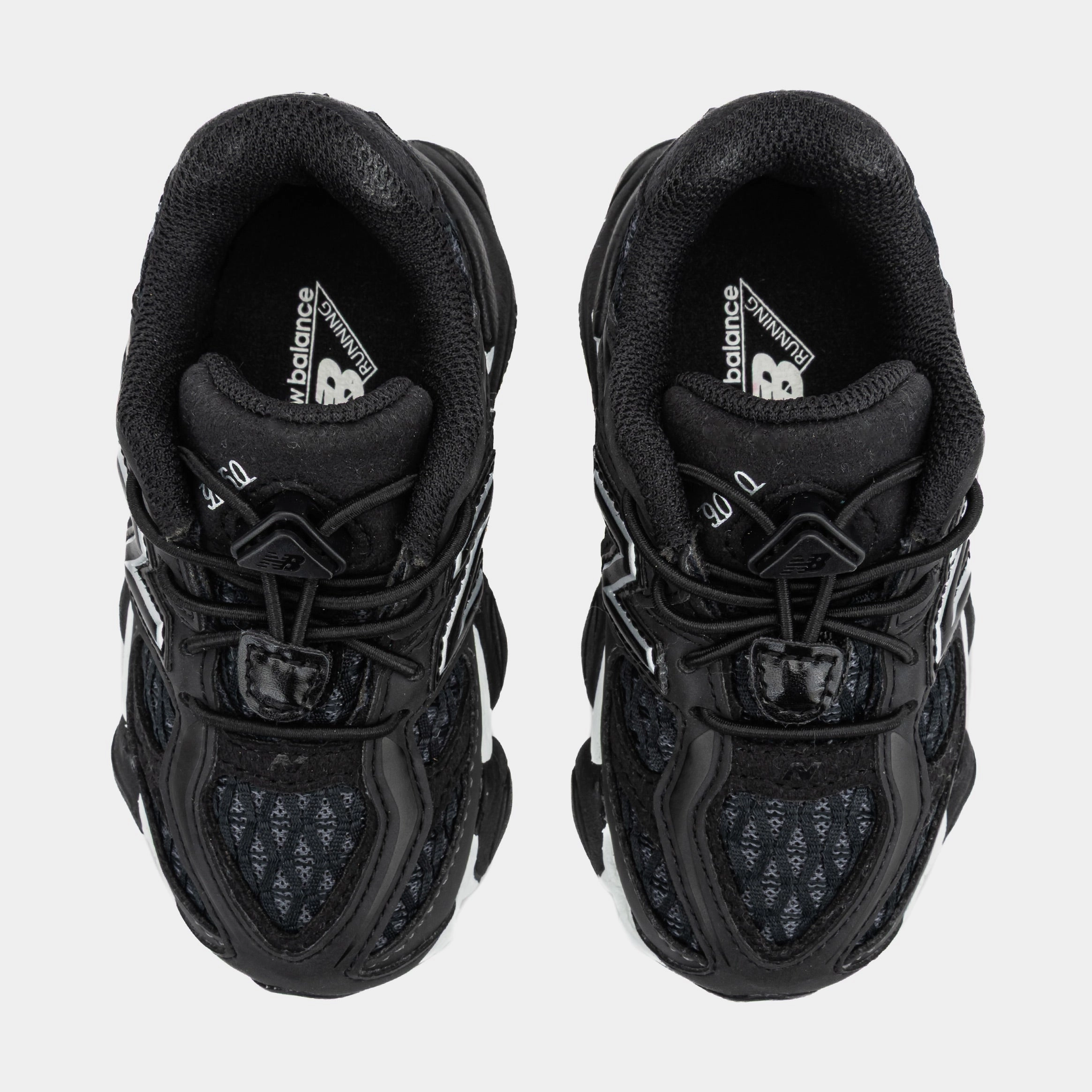 Shoe Palace Exclusive 9060 Infant Toddler Running Shoes (Black/Silver) NB 9060 runners