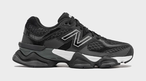 Shoe Palace Exclusive 9060 Mens Running Shoes (Black/Silver) new balance 9060 lightweight training sneakers