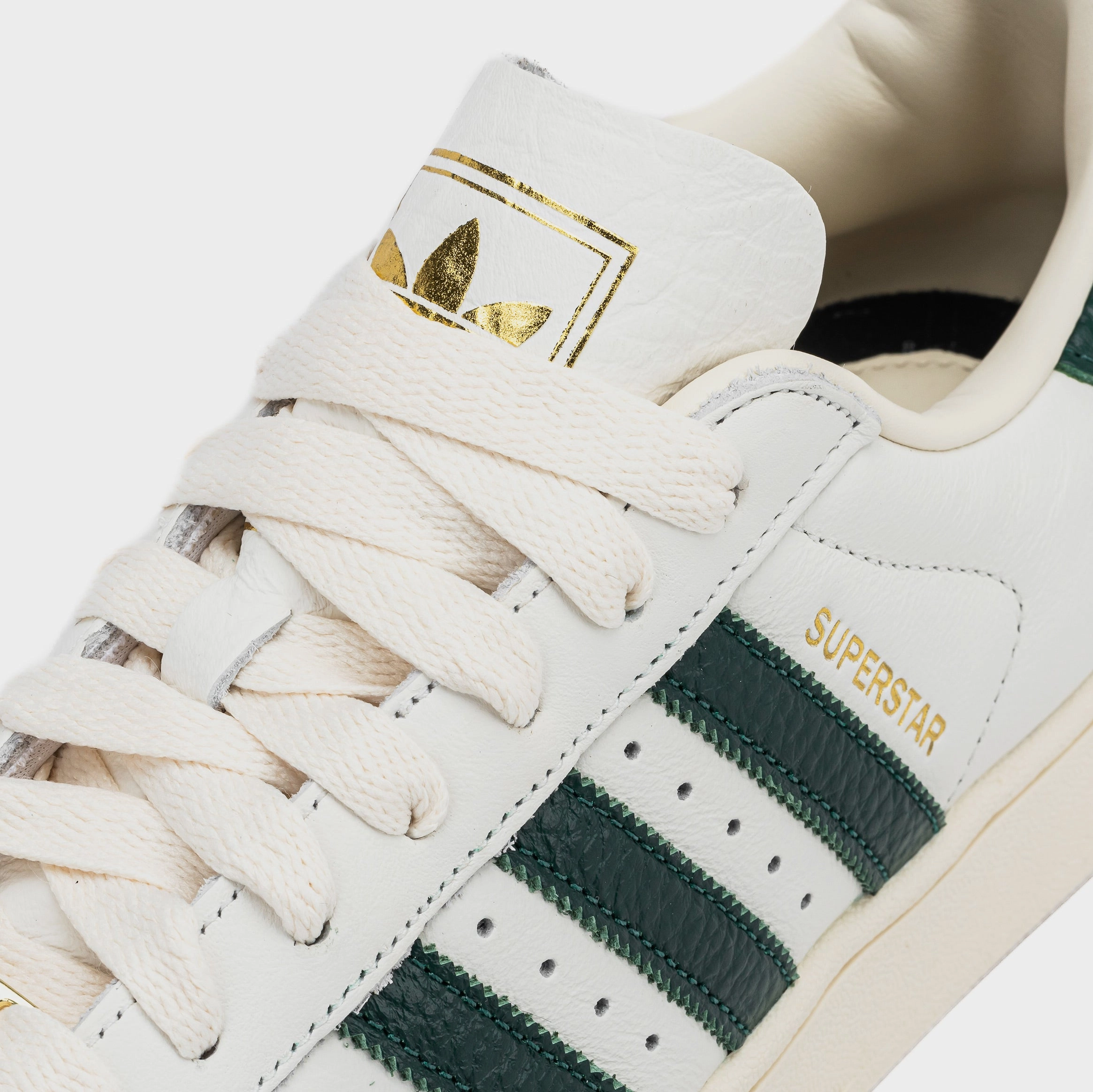 Shoe Palace x Adidas Superstar II Dame Time Mens Lifestyle Shoes (White/Green/Beige) Free Shipping Shell toe urban sneakers