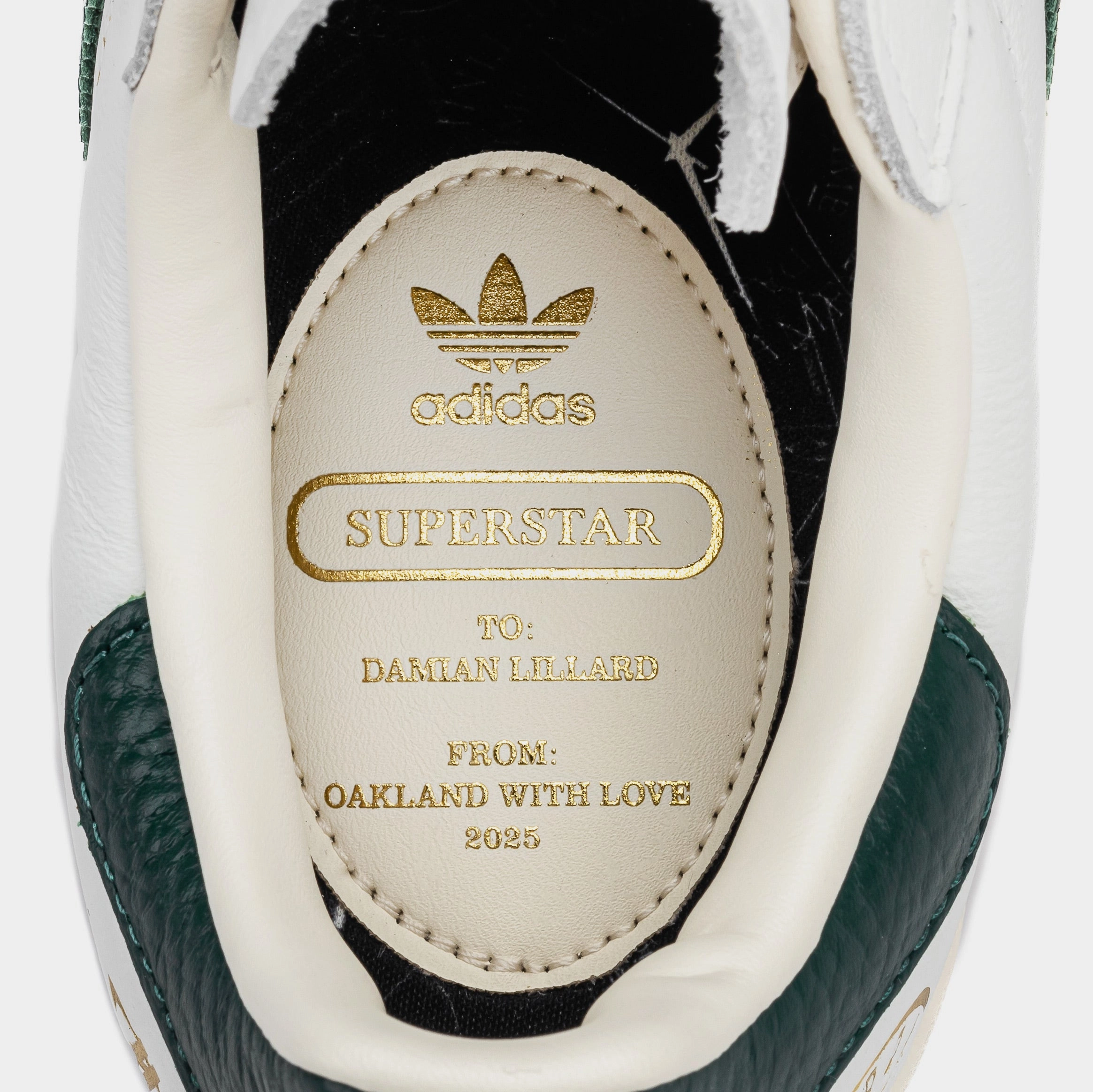 Shoe Palace x Adidas Superstar II Dame Time Mens Lifestyle Shoes (White/Green/Beige) Free Shipping Shell toe urban sneakers