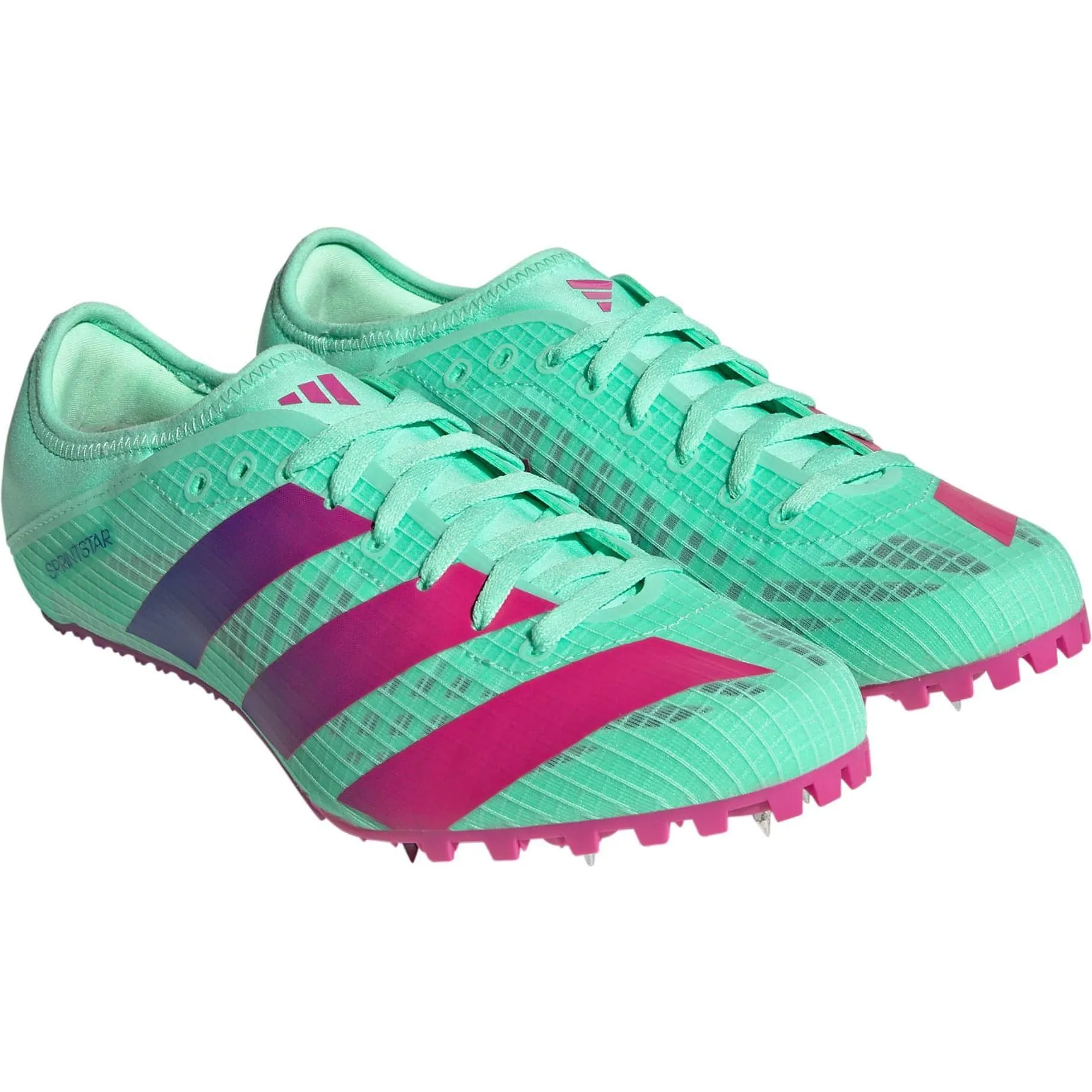 Shoes Adidas footwear Men adidas Sprintstar Running Spikes - Green