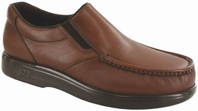 Side Gore - Antique Tan SAS comfort walking shoes with supportive build