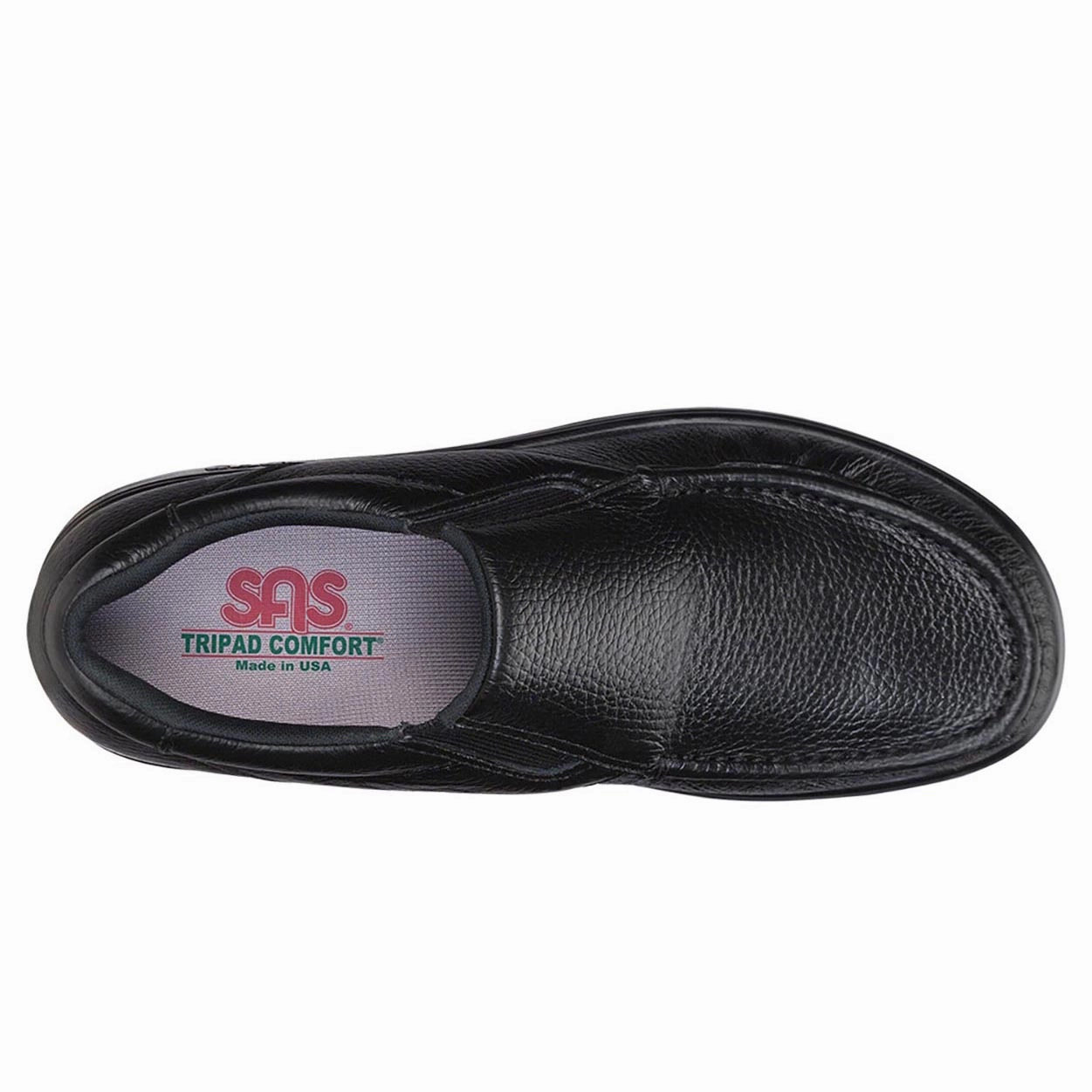 Side Gore - Black SAS orthopedic comfort shoes
