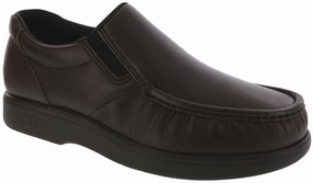 Side Gore - Cacao SAS comfort walking shoes with supportive build