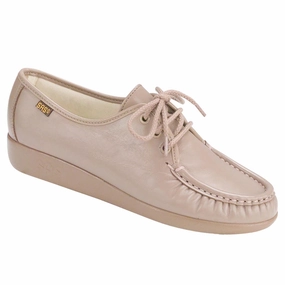 Siesta - Mocha SAS comfort walking shoes with supportive build